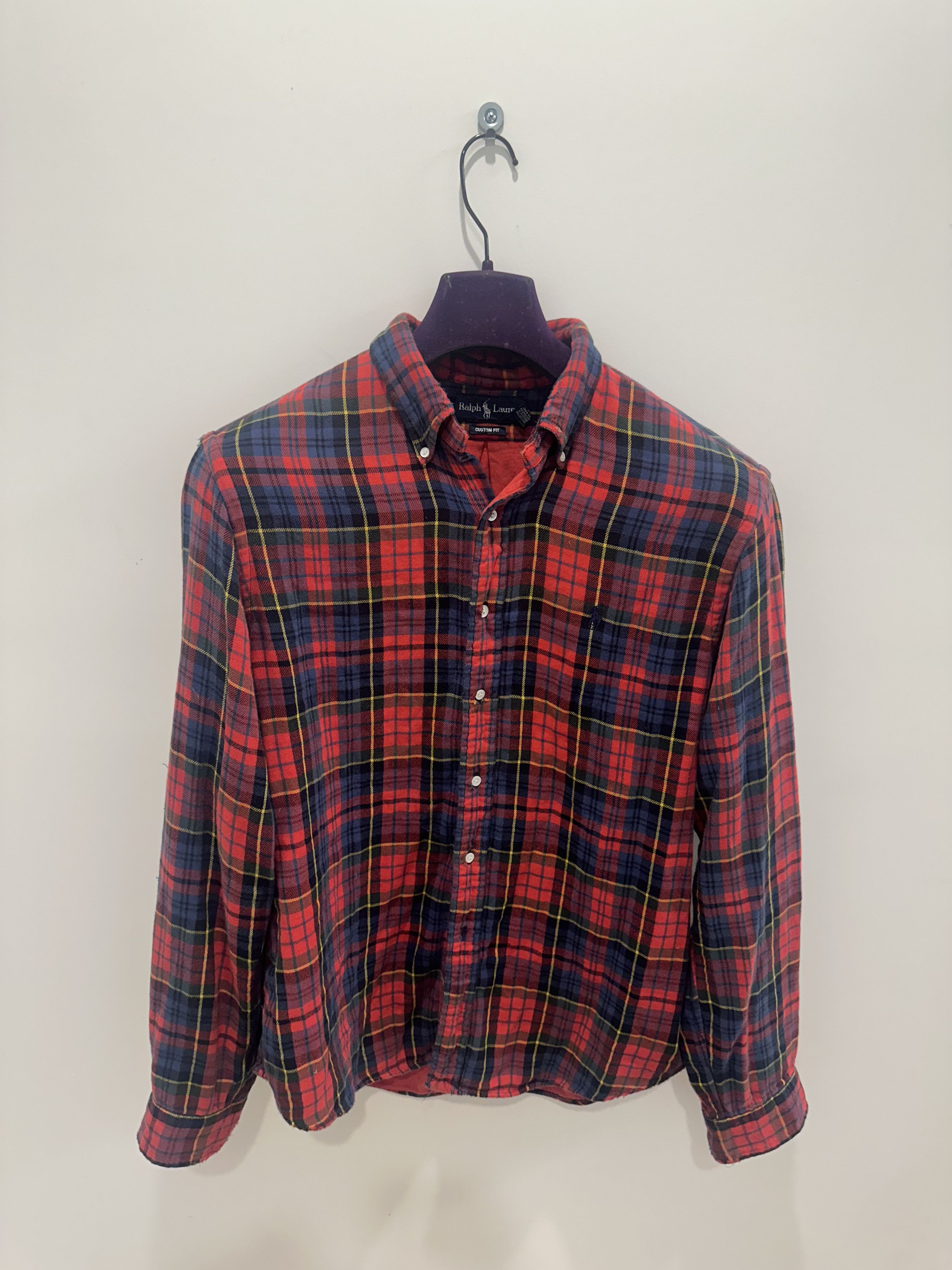 Polo Ralph Lauren Ralph Lauren Red Flannel Shirt Size US XL / EU 56 / 4 - 1 Thumbnail