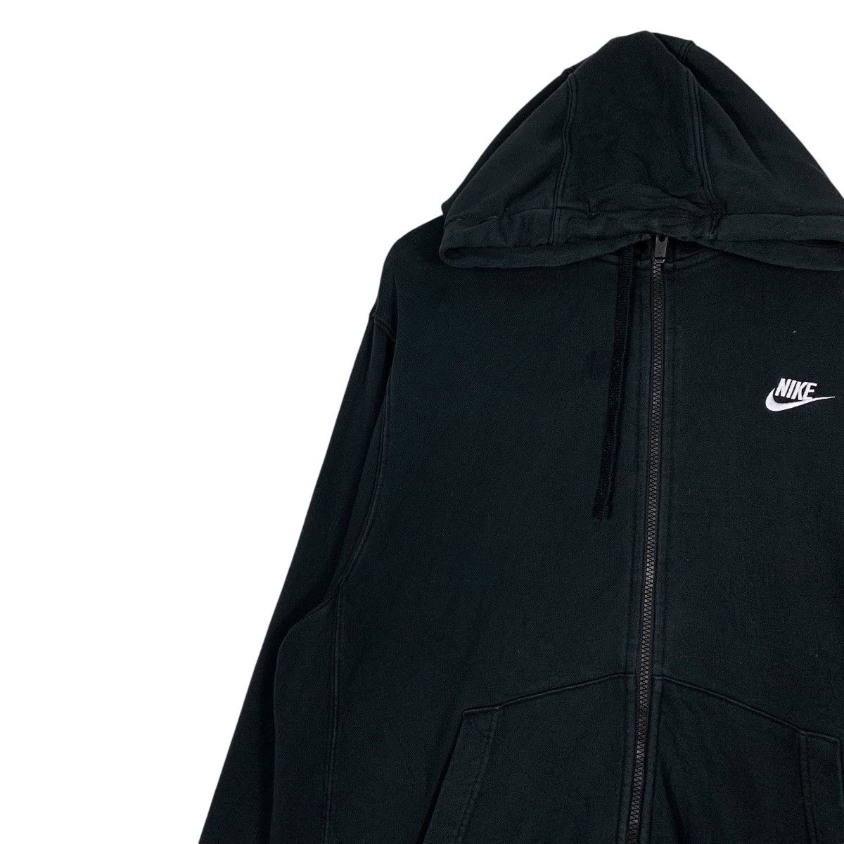 Nike NIKE Embroidery Small Swoosh Logo Zipper Hoodies #1198-C55 Size US XL / EU 56 / 4 - 3 Thumbnail