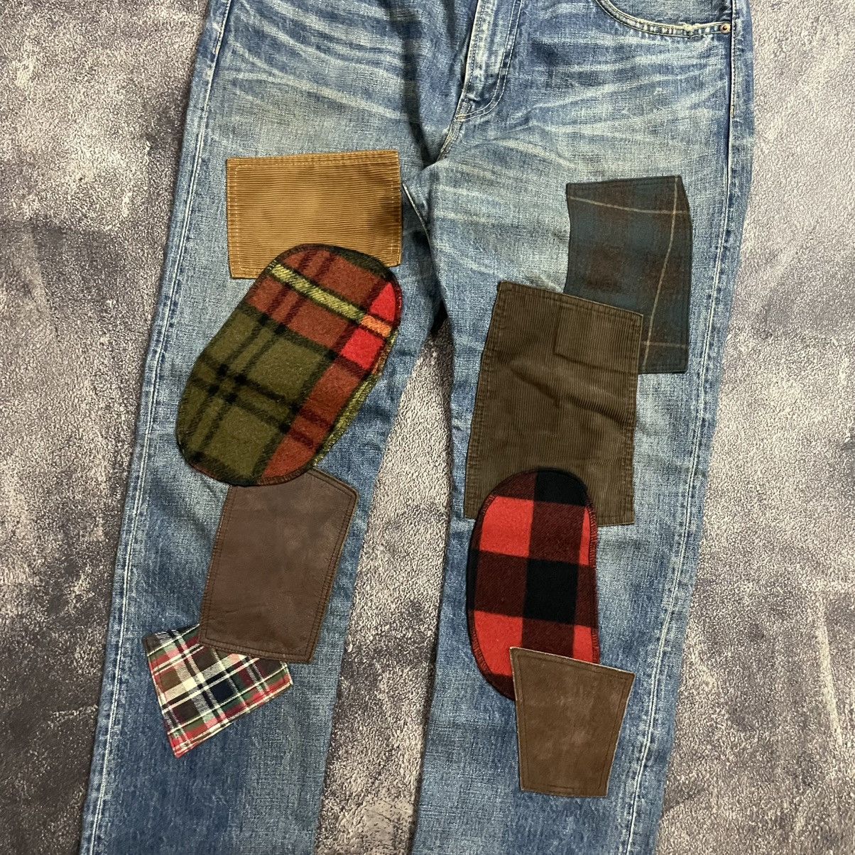 Junya Watanabe × Levi's Junya Watanabe x Levi's patchwork denim Size US 35 - 3 Thumbnail