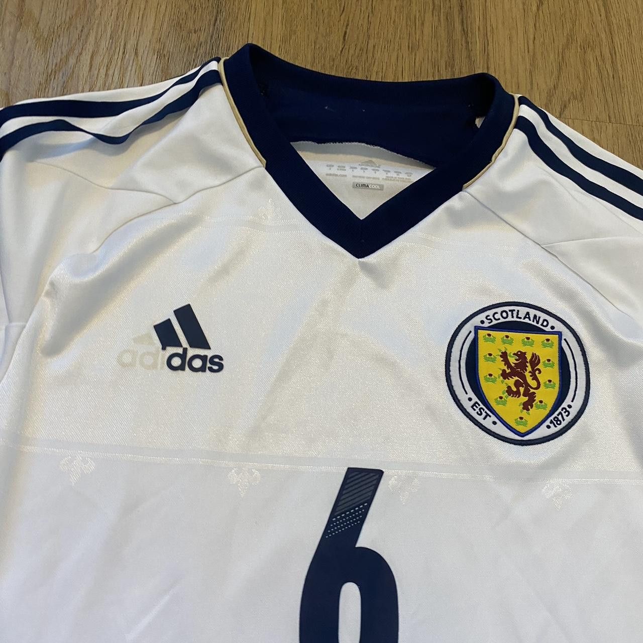 Adidas 2011-12 Scotland Home Football Shirt Adidas Match Worn Size US S / EU 44-46 / 1 - 4 Thumbnail