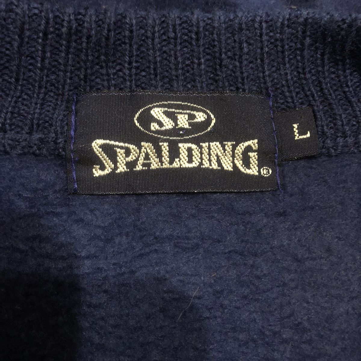 Spalding × Vintage Spalding Big Logo Knit Sweater Size US L / EU 52-54 / 3 - 5 Thumbnail