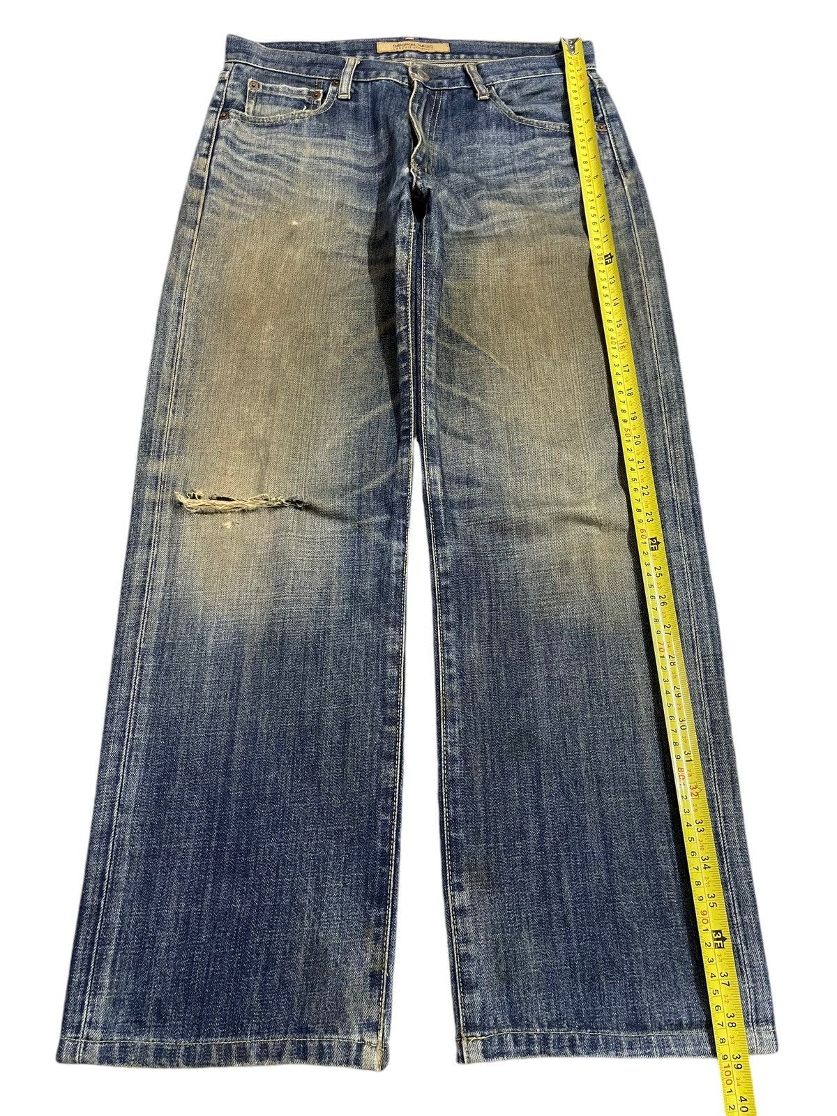 Uniqlo Vintage Japanese Uniqlo Mud Wash Style Baggy Jeans Size US 31 - 12 Thumbnail