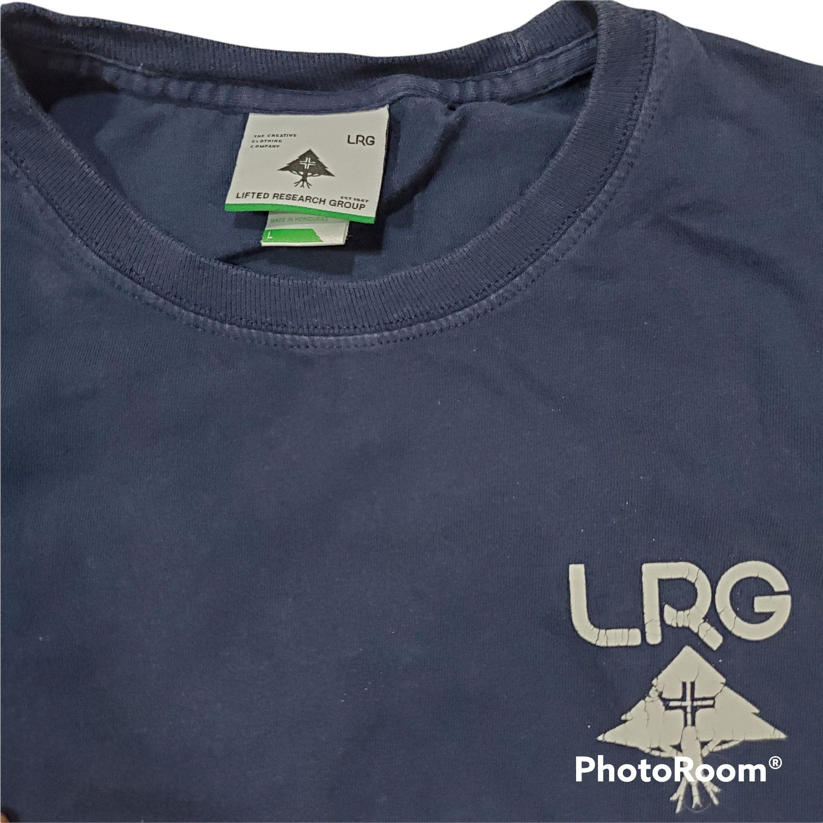 LRG LRG | Blue, Branded Short Sleeve T-shirt | Size Large Size US L / EU 52-54 / 3 - 3 Thumbnail