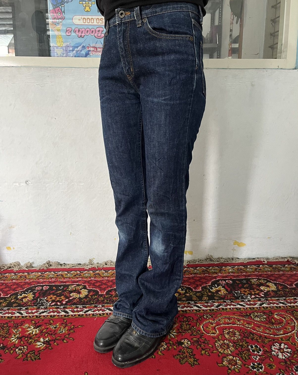 Hysteric Glamour × Japanese Brand 2000s hysterics hysterics glamour bootcut flare distressed Size 29" - 12 Thumbnail