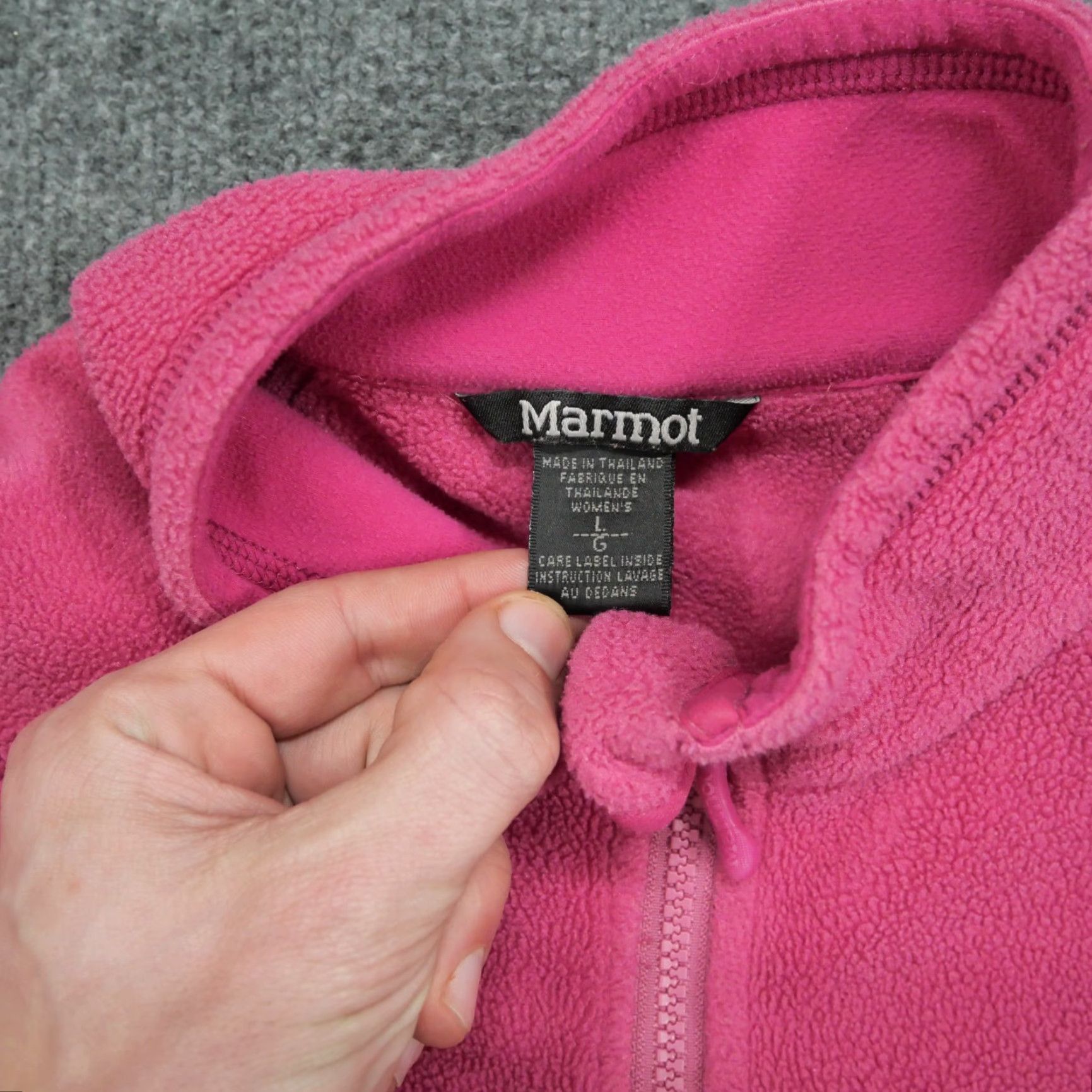 Marmot VINTAGE Marmot Jacket Womens L Pink Fleece Outdoors Y2K Size L / US 10 / IT 46 - 6 Thumbnail