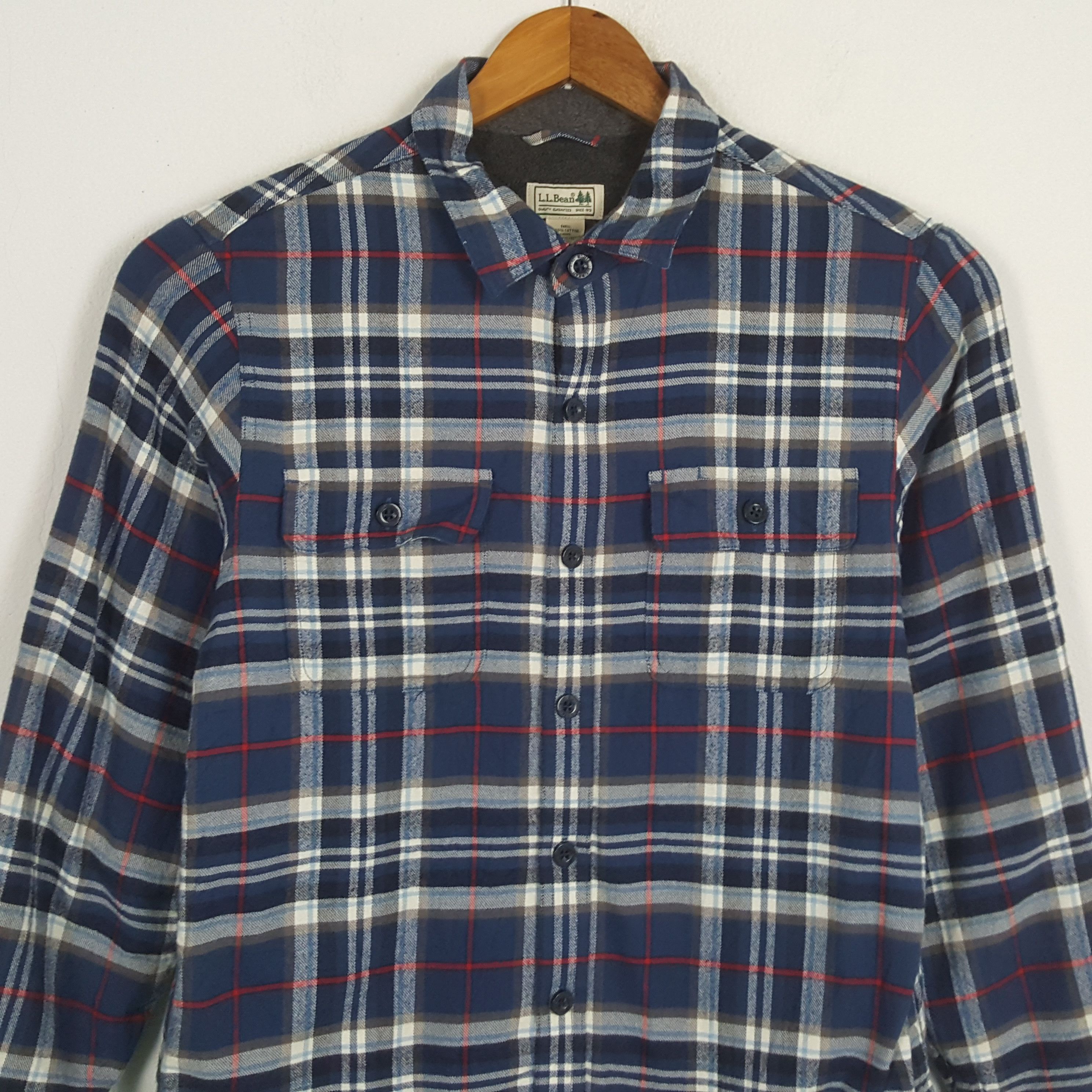 Japanese Brand × L.L. Bean × Vintage Vintage L.L BEAN Streetwear Style Outdoor Shirts Size US M / EU 48-50 / 2 - 2 Thumbnail