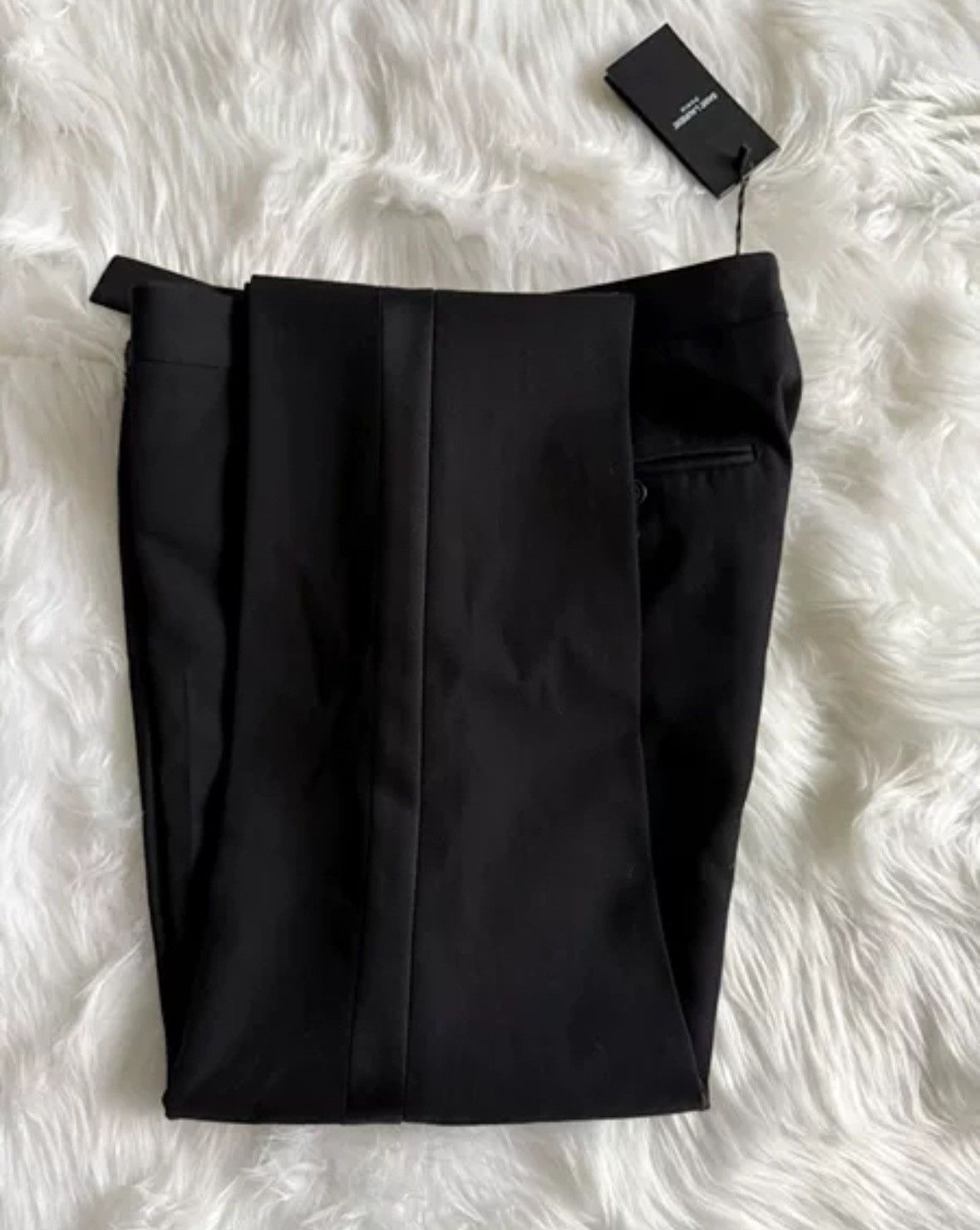 Saint Laurent Paris × Yves Saint Laurent Saint Laurent black smoking suit trousers2412-Nextarrow Size US 44 / EU 60 - 6 Thumbnail