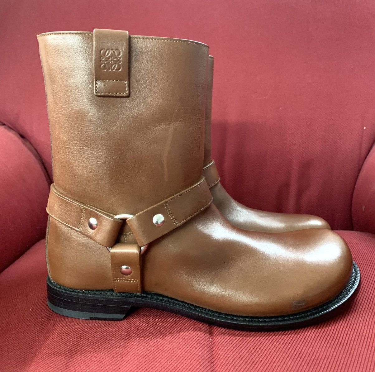 Loewe Loewe Campo Biker Boots Size US 7 / EU 40 - 2 Thumbnail