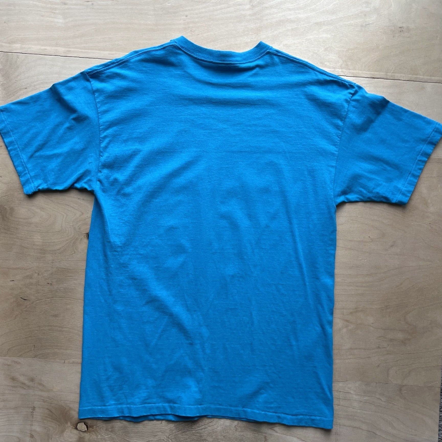 Alife Vintage Real Life Fast Lane Shirt XL Blue 90s Sportswear Quote Running Promo Mens T-Shirt Size US XL / EU 56 / 4 - 7 Thumbnail