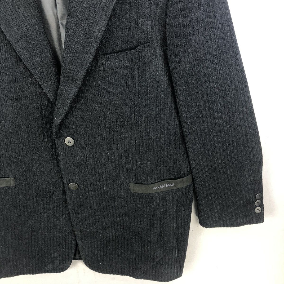Kansai Yamamoto Vintage 1990s Kansai Man Corduroy Blazer Jacket Size US M / EU 48-50 / 2 - 3 Thumbnail