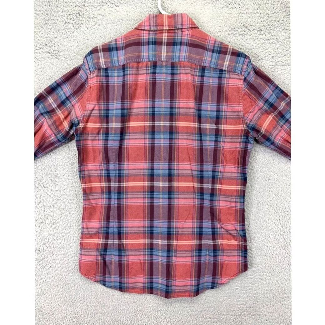 Bonobos Bonobos Shirt Adult Medium Red Plaid Tailored Slim Fit Button Up 100% Cotton Men Size US M / EU 48-50 / 2 - 2 Thumbnail