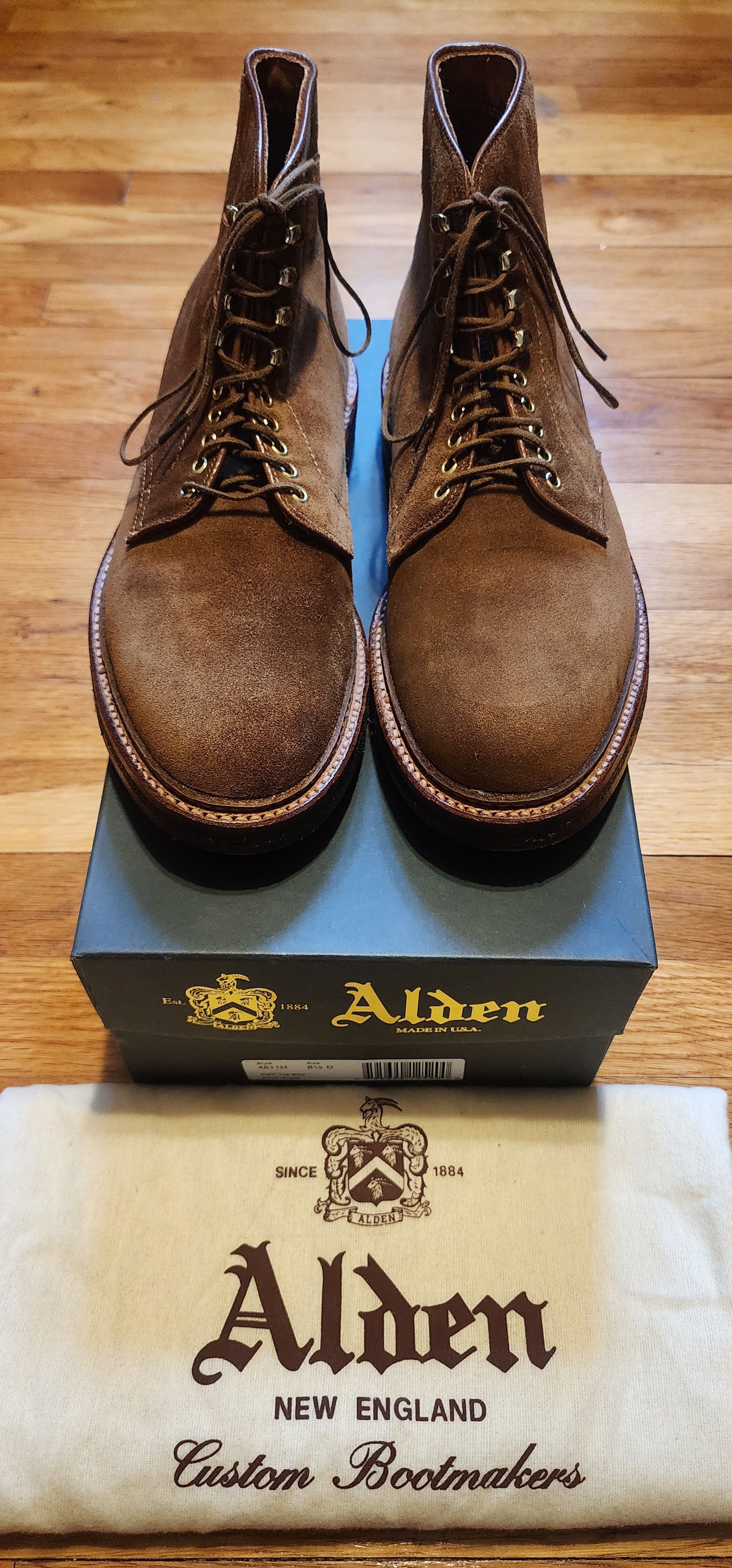 Alden Alden 4511H Suede Boot 8.5D | Worn Once w/ Original Box Size US 8.5 / EU 41-42 - 18 Thumbnail