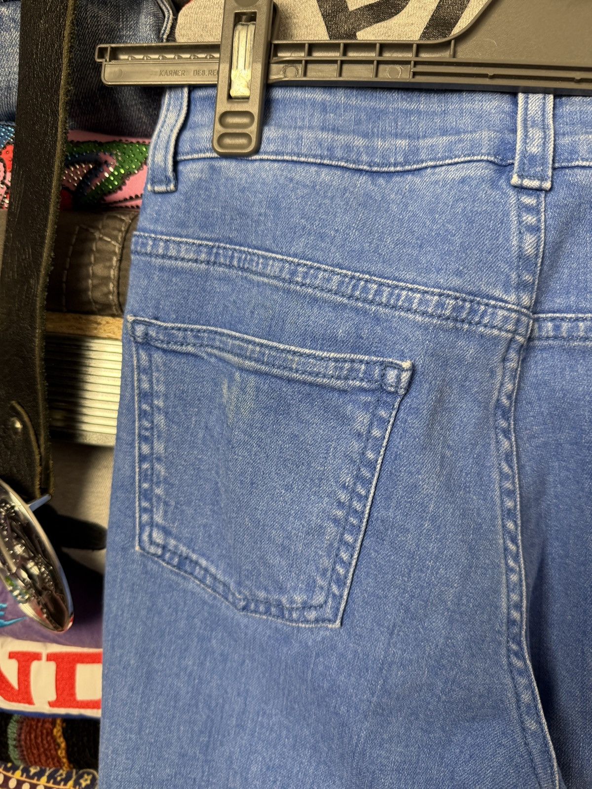 Stella McCartney Opium Stella McCartney flared denim jeans y2k avant garde Size US 26 / EU 42 - 7 Thumbnail