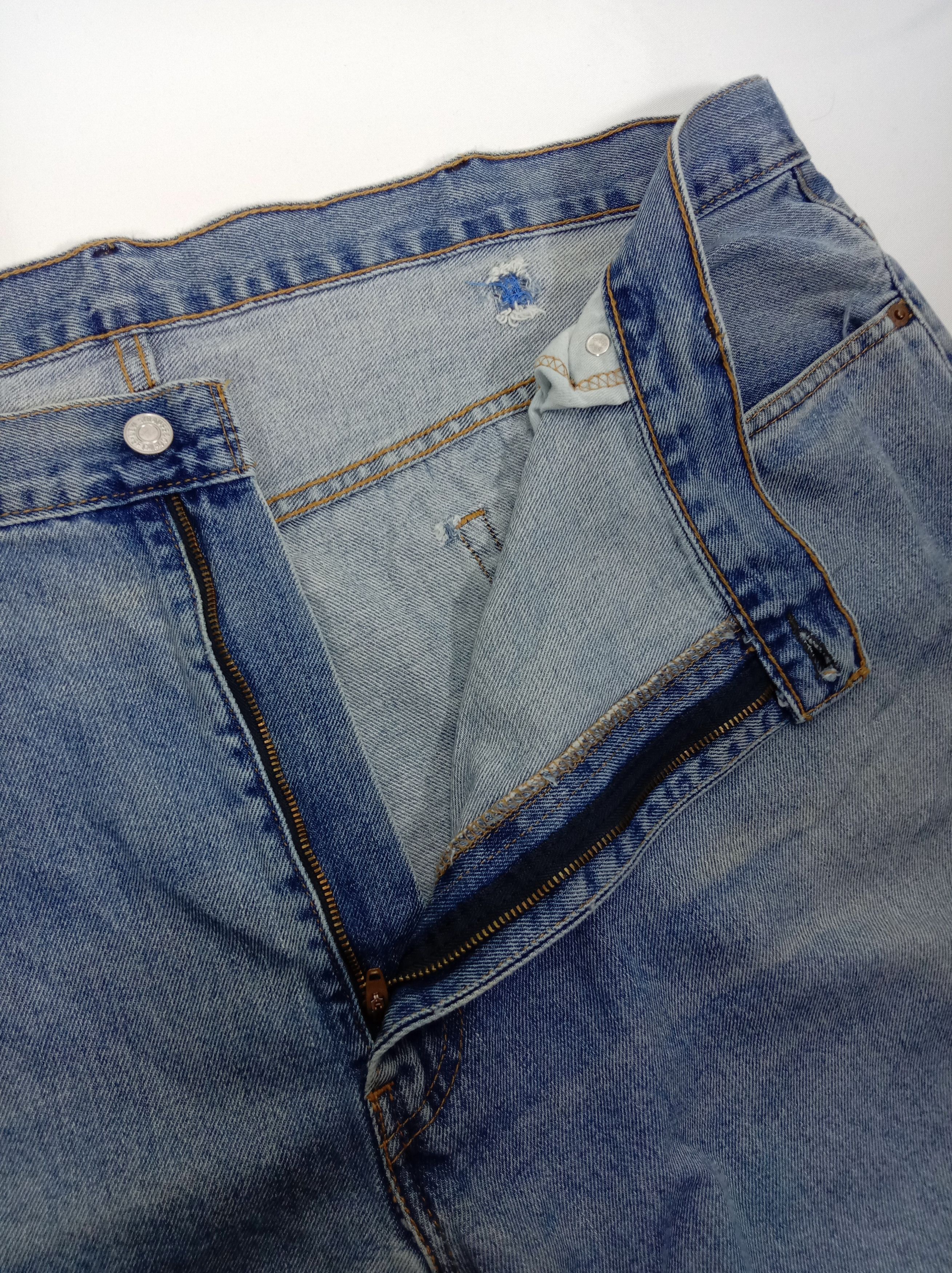 Levi's Vintage Levi's 550 Jeans Blue Wash Denim Over Size 48x43 Size US 44 / EU 60 - 9 Thumbnail