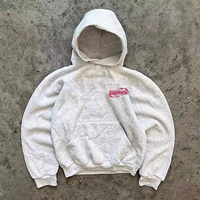 Japanese Brand × Vintage Grey Vintage Distressed Cupid Print Hoodie Size US L / EU 52-54 / 3 - 2 Thumbnail