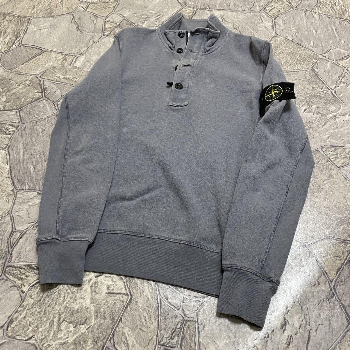 Stone Island Stone Island 1/3 Zip Navy jumper S Size US S / EU 44-46 / 1 - 6 Thumbnail