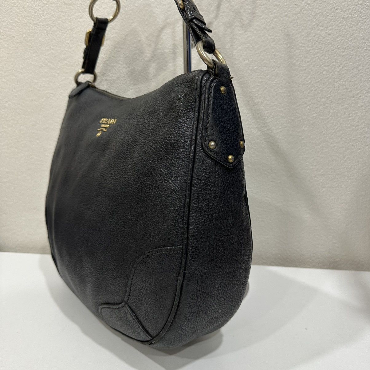 Prada PRADA VITELLO DAINO LEATHER SHOULDER BAG Size ONE SIZE - 7 Thumbnail