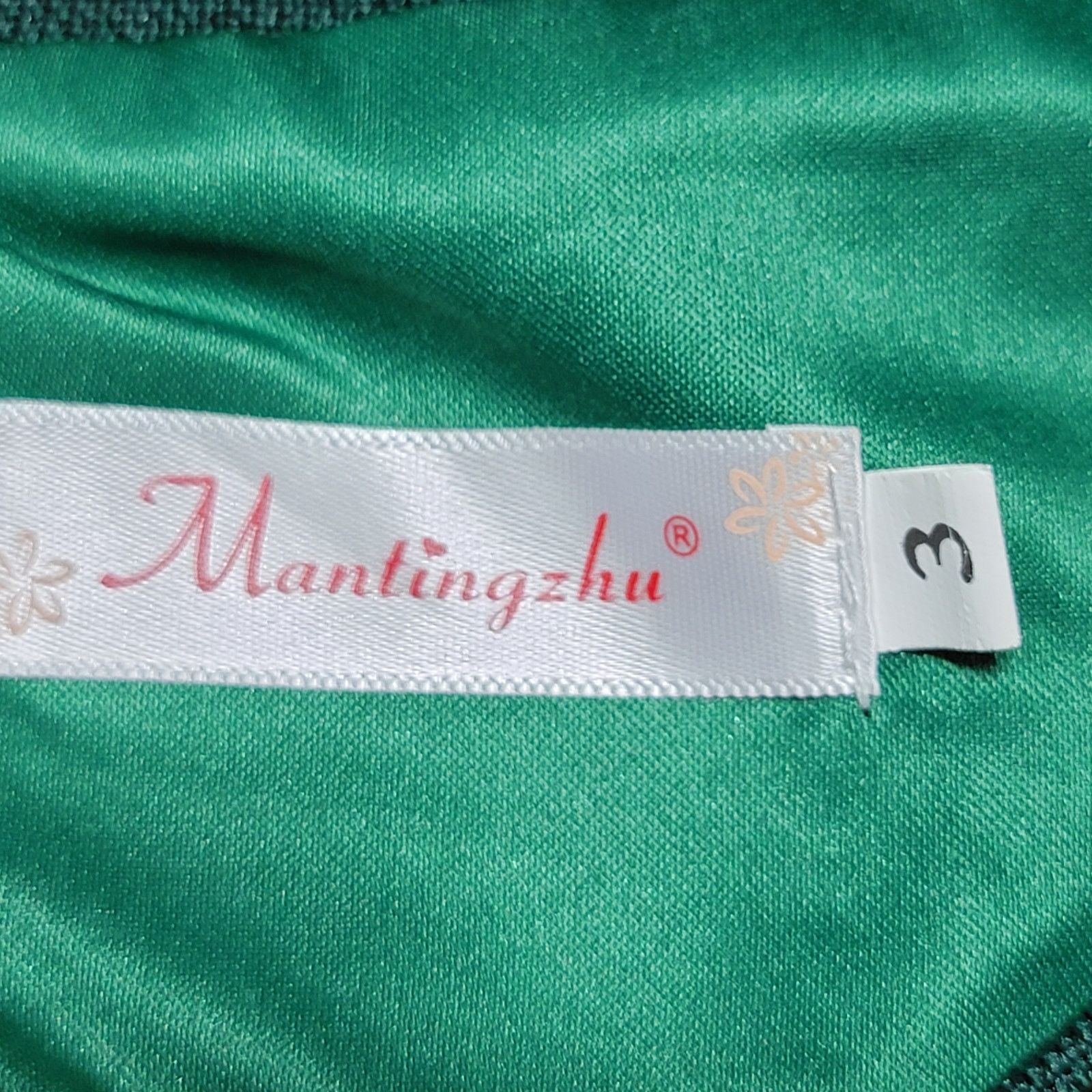 Other Mantingzhu Classic Zip Satin Jacket w/ Happy Bull Patch - 3 Size L / US 10 / IT 46 - 7 Thumbnail