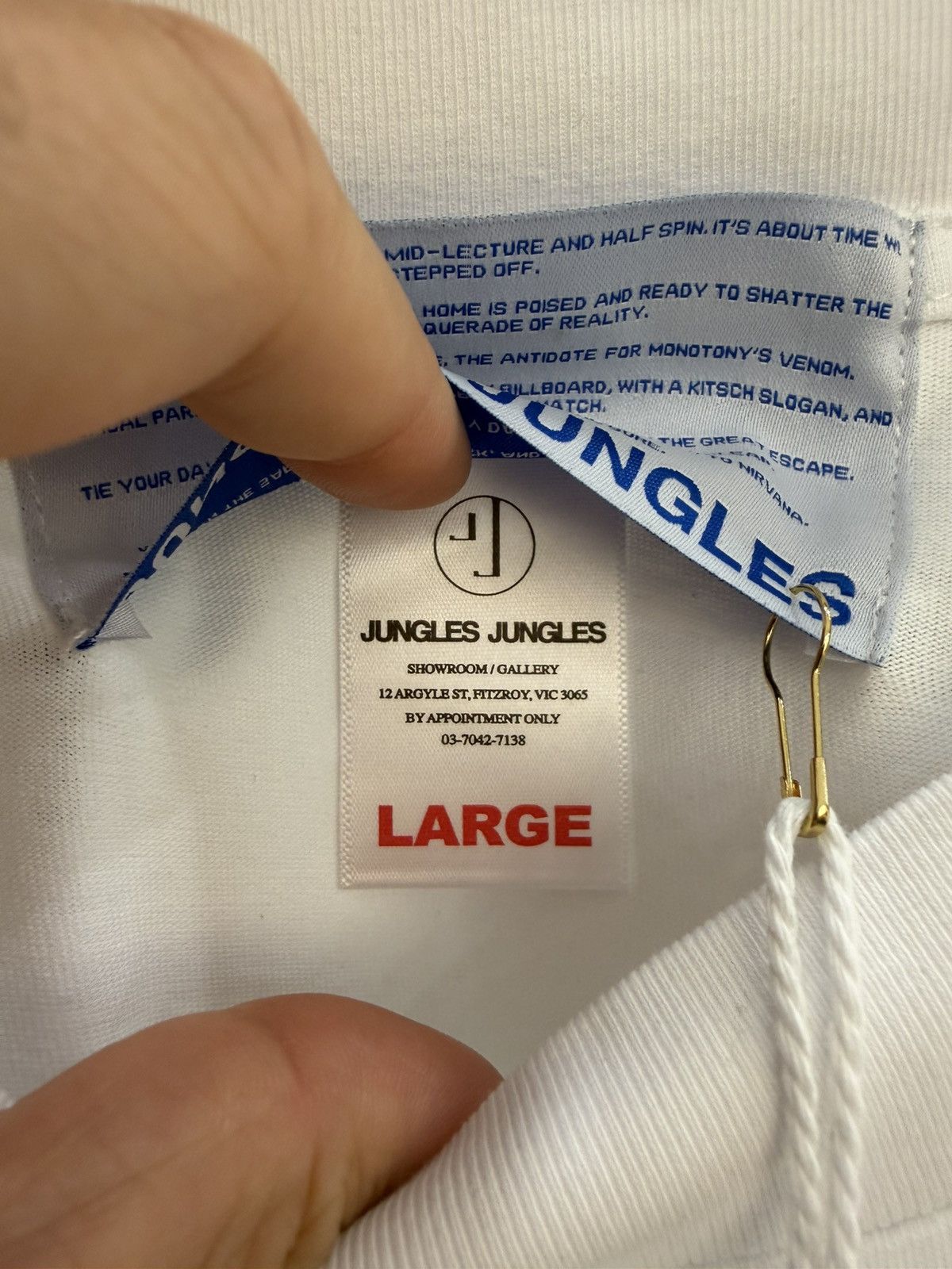 Other Jungles Jungles “ Meditation” Mountain White Tee Size US L / EU 52-54 / 3 - 3 Thumbnail