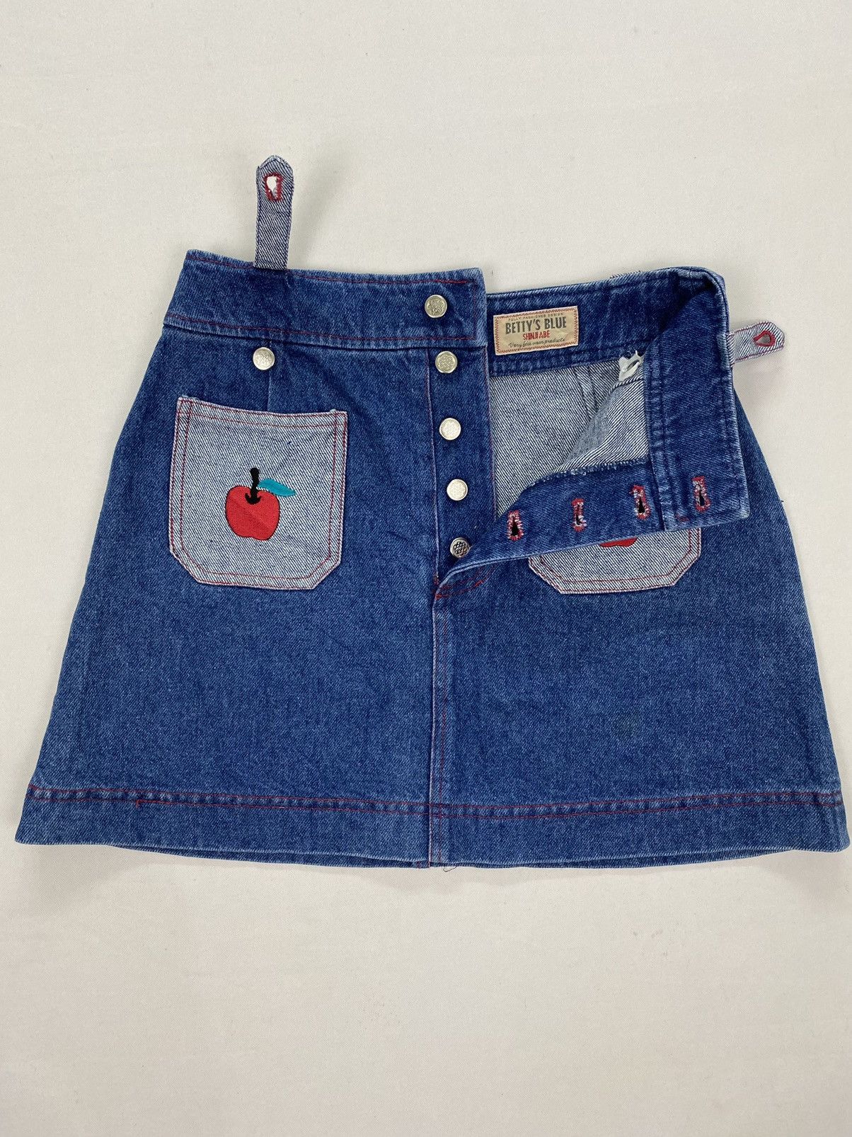 Japanese Brand Betty’s Blue by Shinji Abe Denim Skirt Size 24" / US 00 / IT 34 - 5 Thumbnail