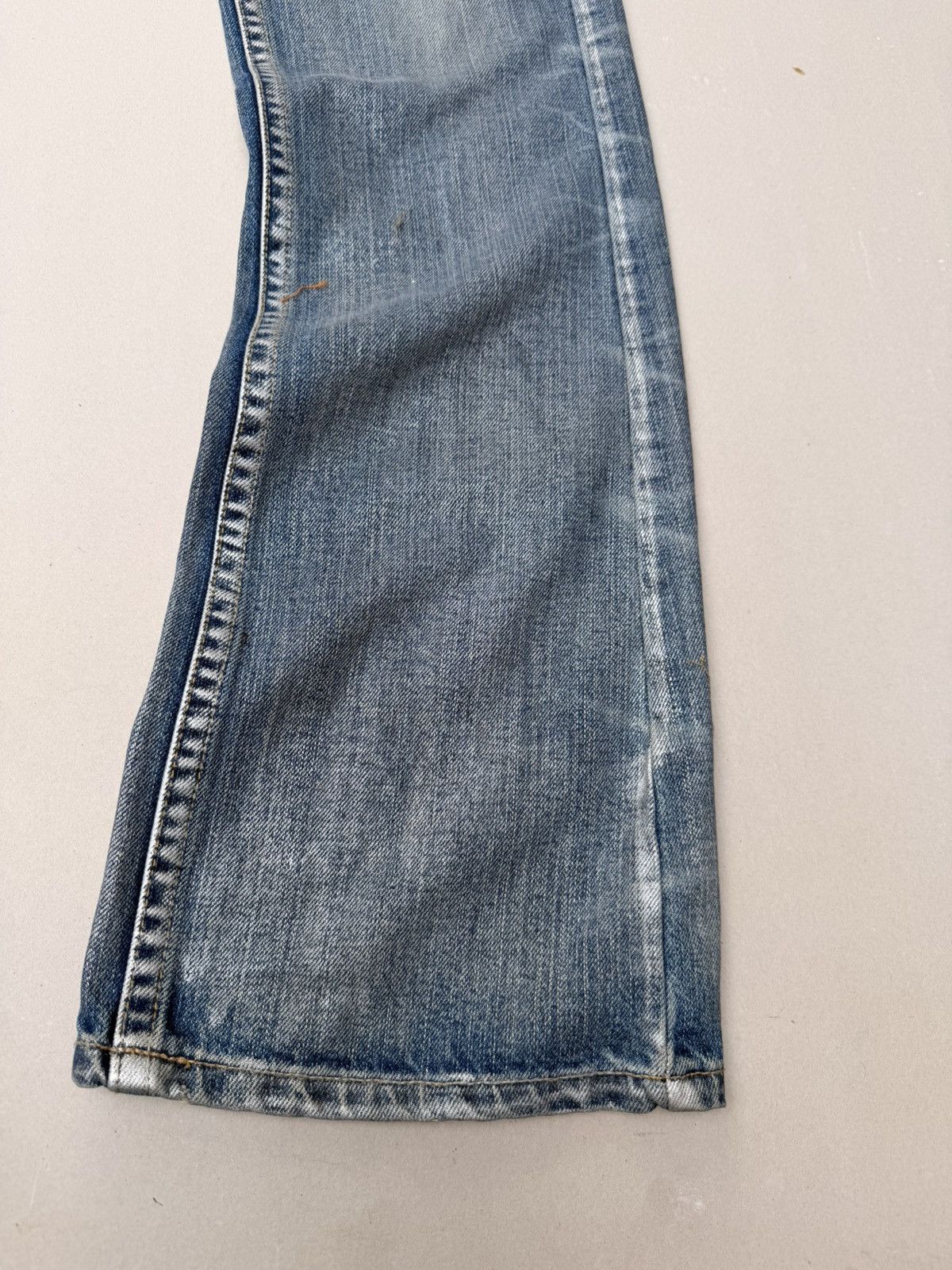 Japanese Brand GREAY GATSBY silver wax flare jeans Size US 32 / EU 48 - 5 Thumbnail