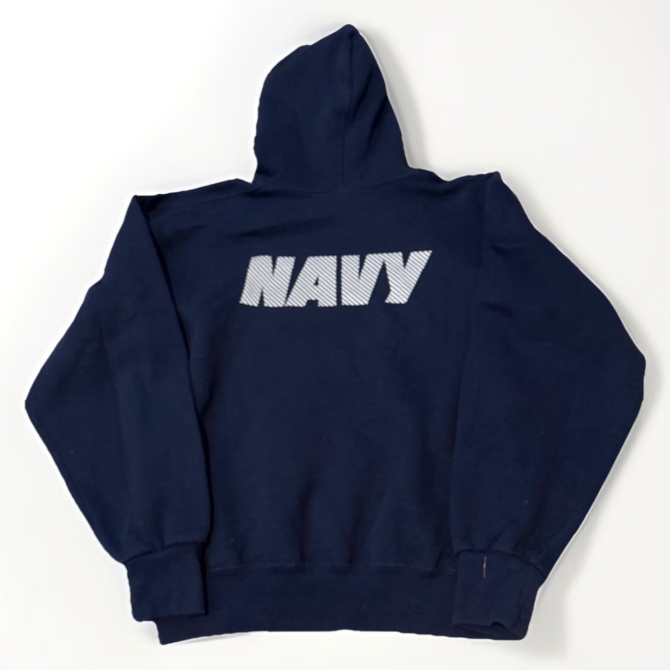 Vintage VINTAGE U.S. Navy Military Blue Hoodie Sweatshirt M Men USA Made 3M Size US M / EU 48-50 / 2 - 2 Thumbnail