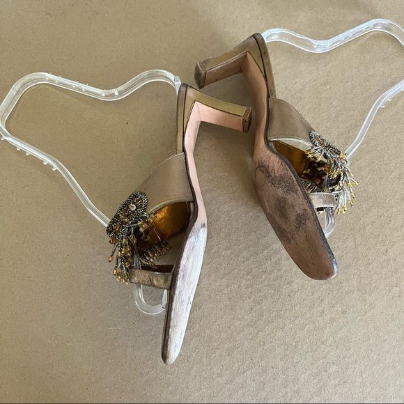 Rene Caovilla Rene Coavilla Slide Beaded Sandal Shoes Heels Size US 9 / IT 39 - 5 Thumbnail