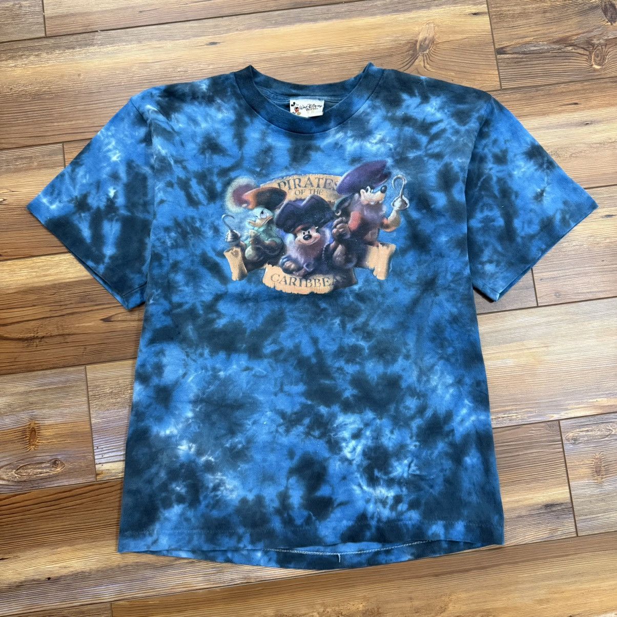 Disney Vintage Mickey Mouse Pirates of Carribean Disney Tee Shirt Size US S / EU 44-46 / 1 - 1 Thumbnail