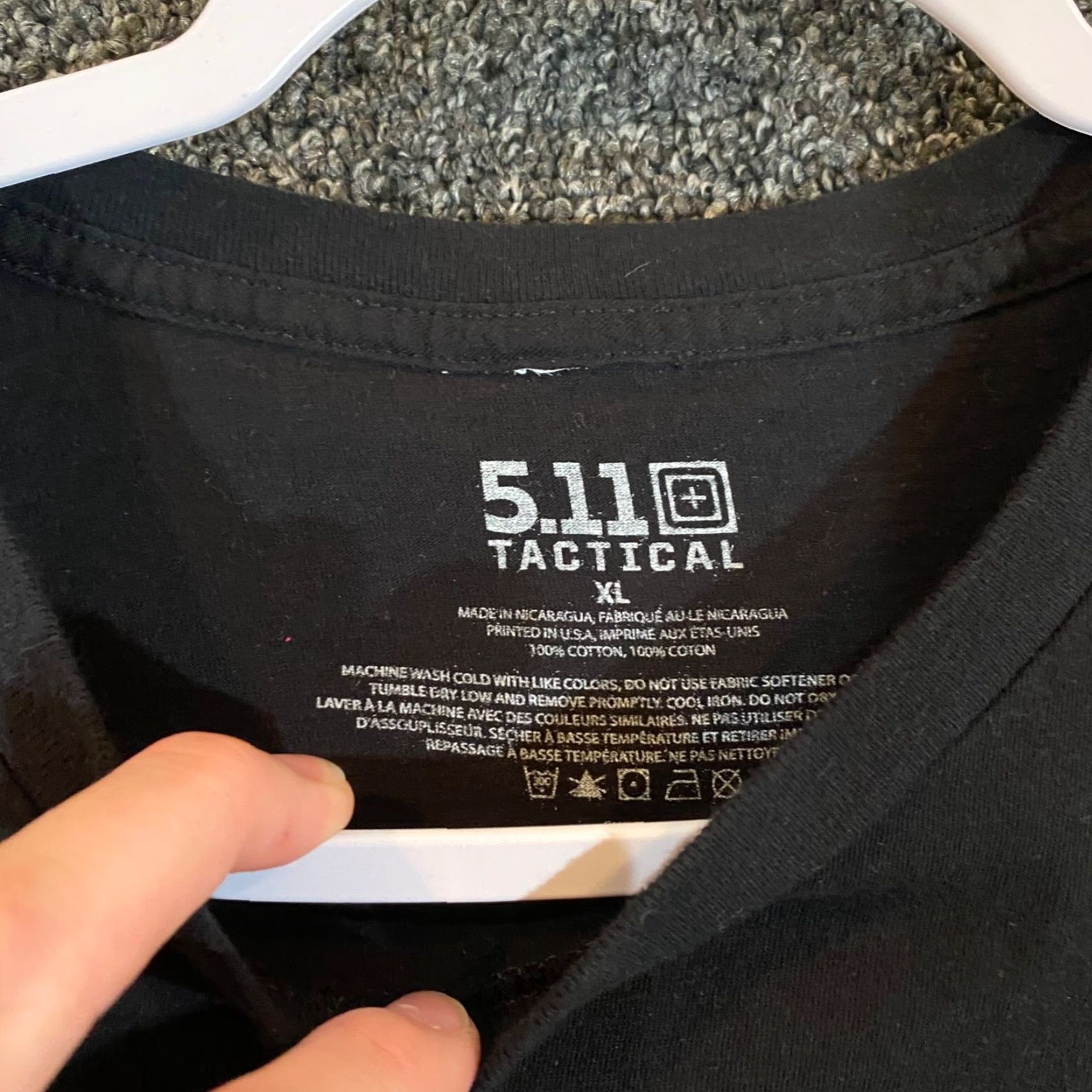 Vintage 5.11 Tactical Shirt Mens XL Black Military Tee Short Sleeve Always Be Ready T-Shirt Size US XL / EU 56 / 4 - 3 Thumbnail