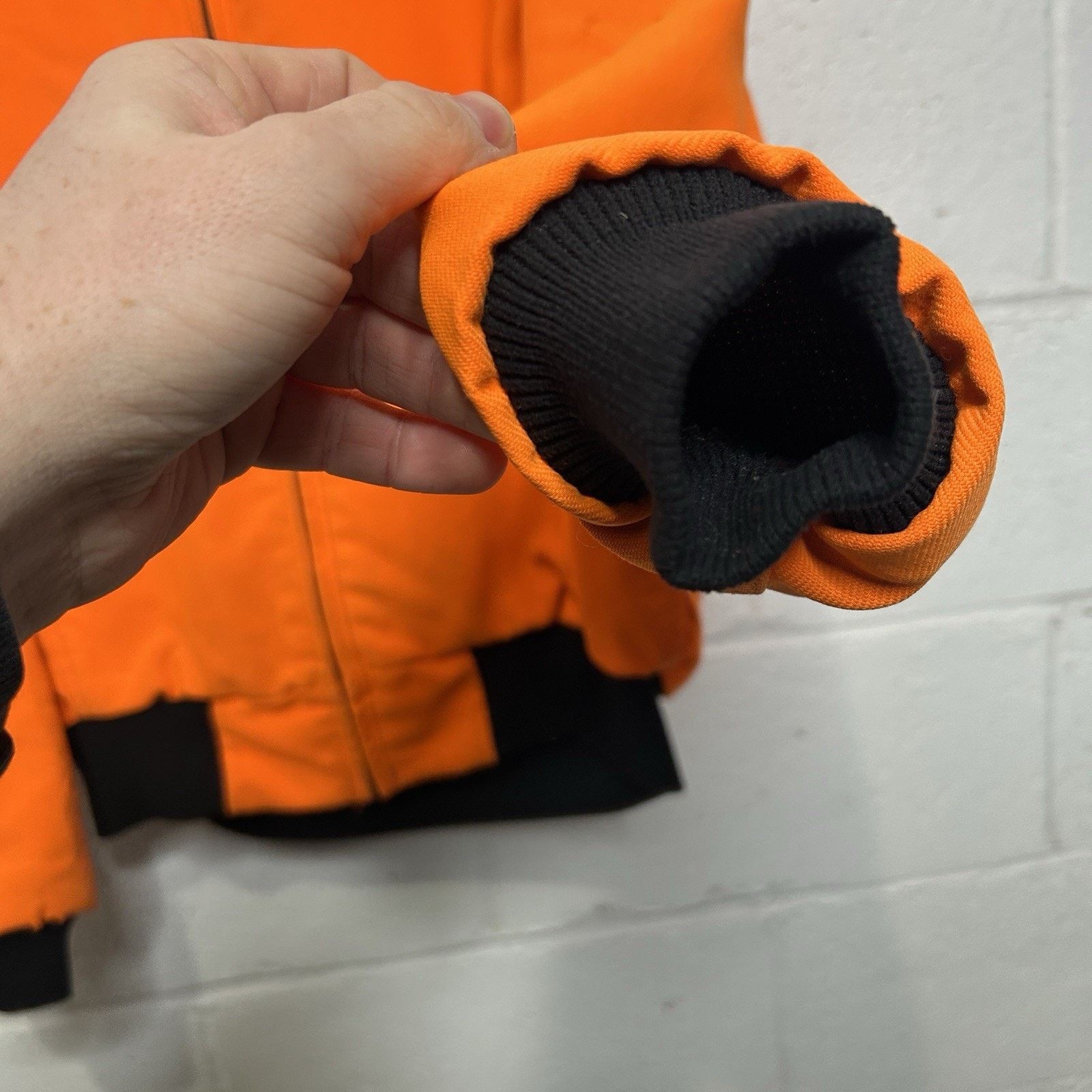 Carhartt Vintage Carhartt Hooded Active Jacket “Blaze Orange” JRW09 Size US M / EU 48-50 / 2 - 12 Thumbnail