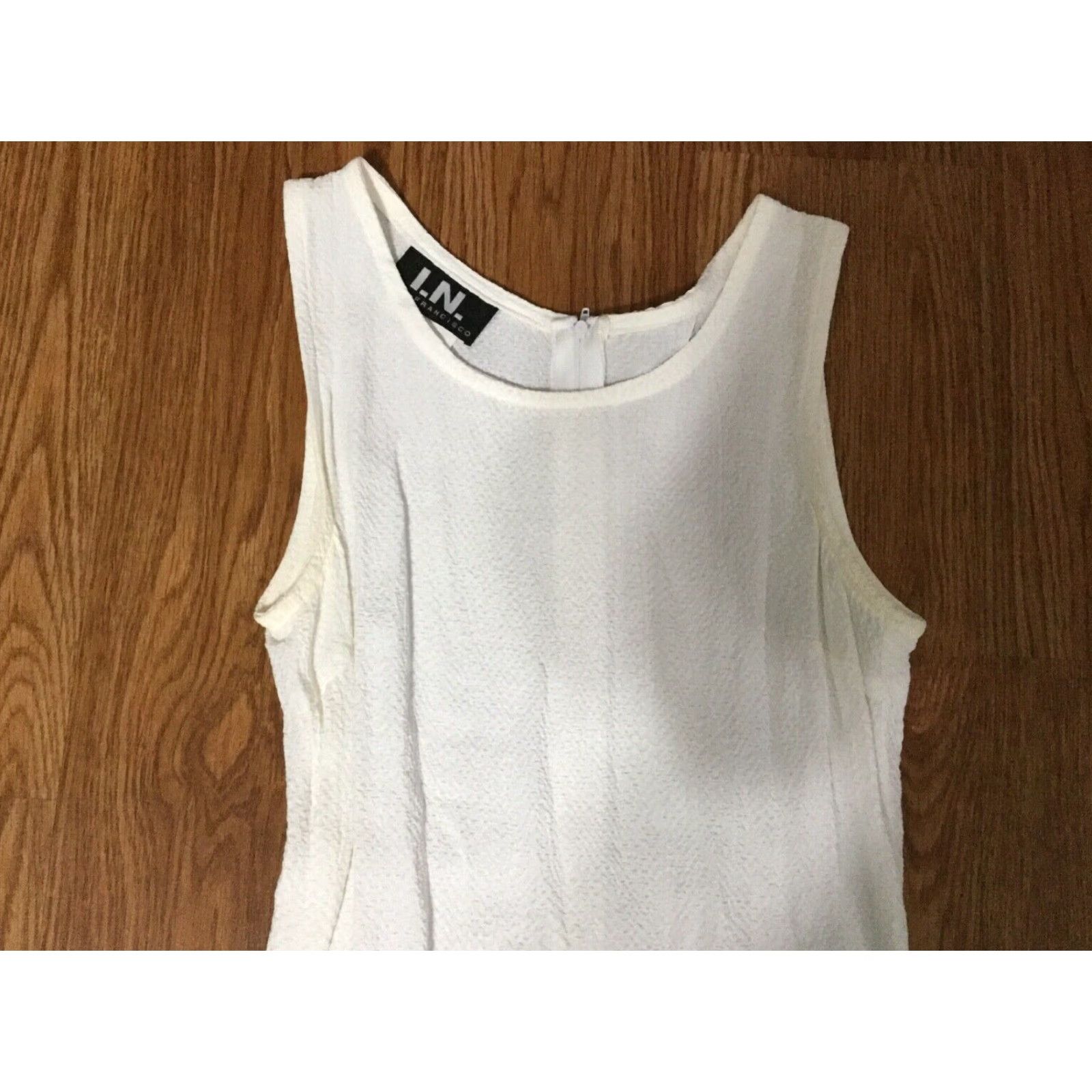 Vintage I.N. San Francisco White Dress & Jacket Juniors’ Size 3 MADE IN USA Size XS / US 0-2 / IT 36-38 - 6 Thumbnail