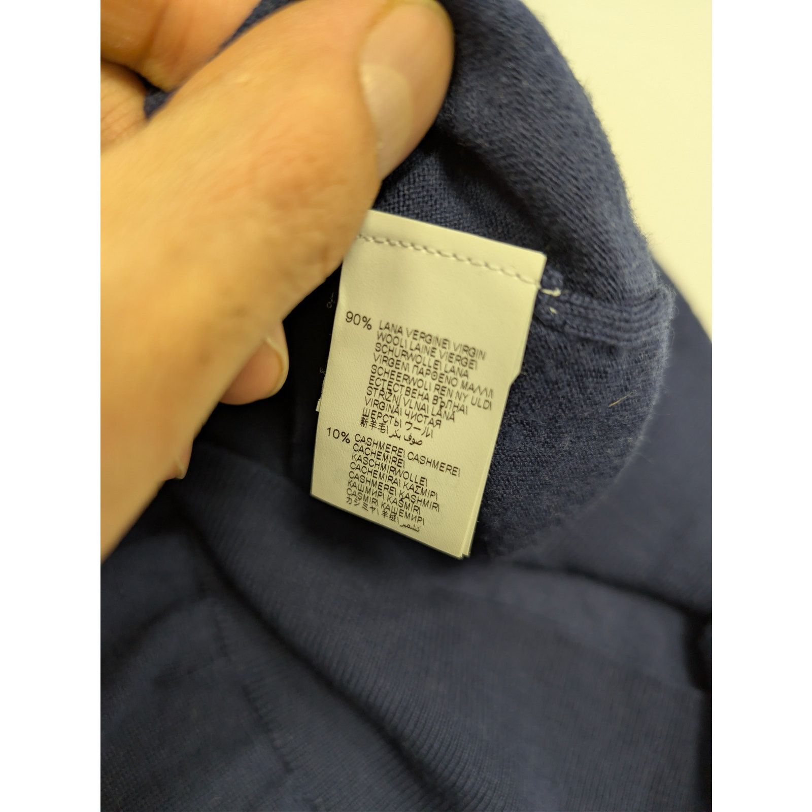 Brunello Cucinelli o1rshd1 CC20 Full Zip Cardigan Sweater Sweatshirt Navy Blue Size US M / EU 48-50 / 2 - 17 Thumbnail