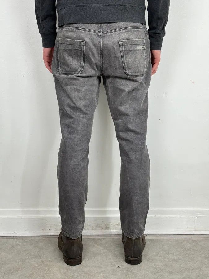 Prada 2000s Prada Light Grey Denim Slim Jeans Size US 31 - 4 Thumbnail