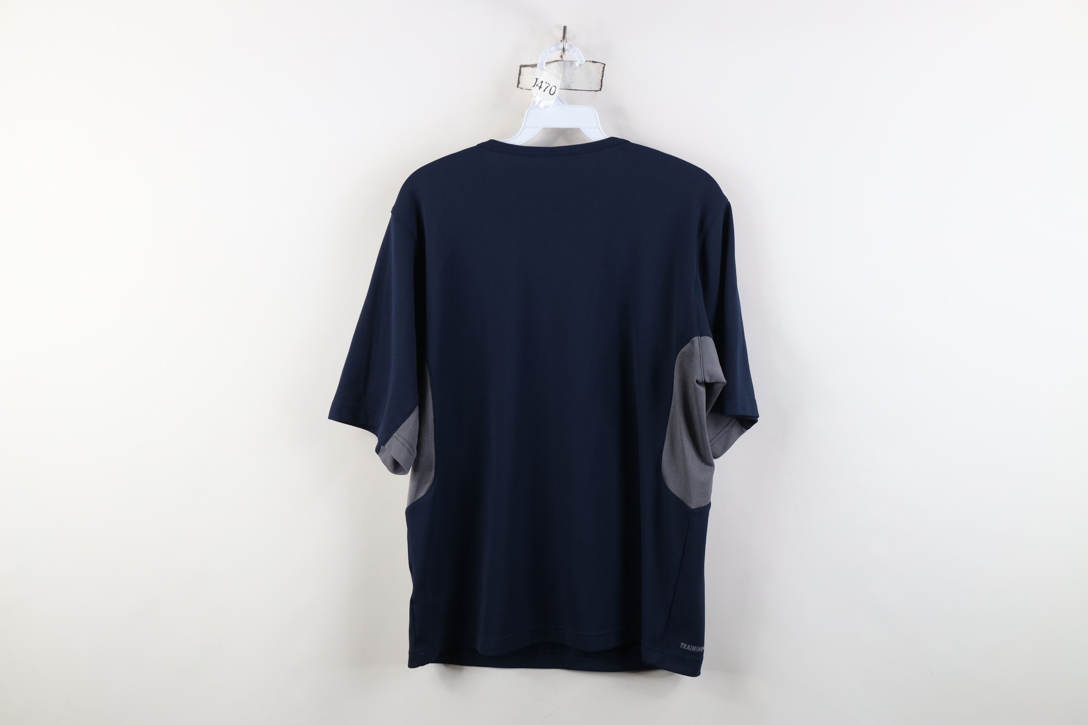 Nike Vintage 90s Nike Block Letter Knit Short Sleeve T-Shirt Size US M / EU 48-50 / 2 - 13 Thumbnail