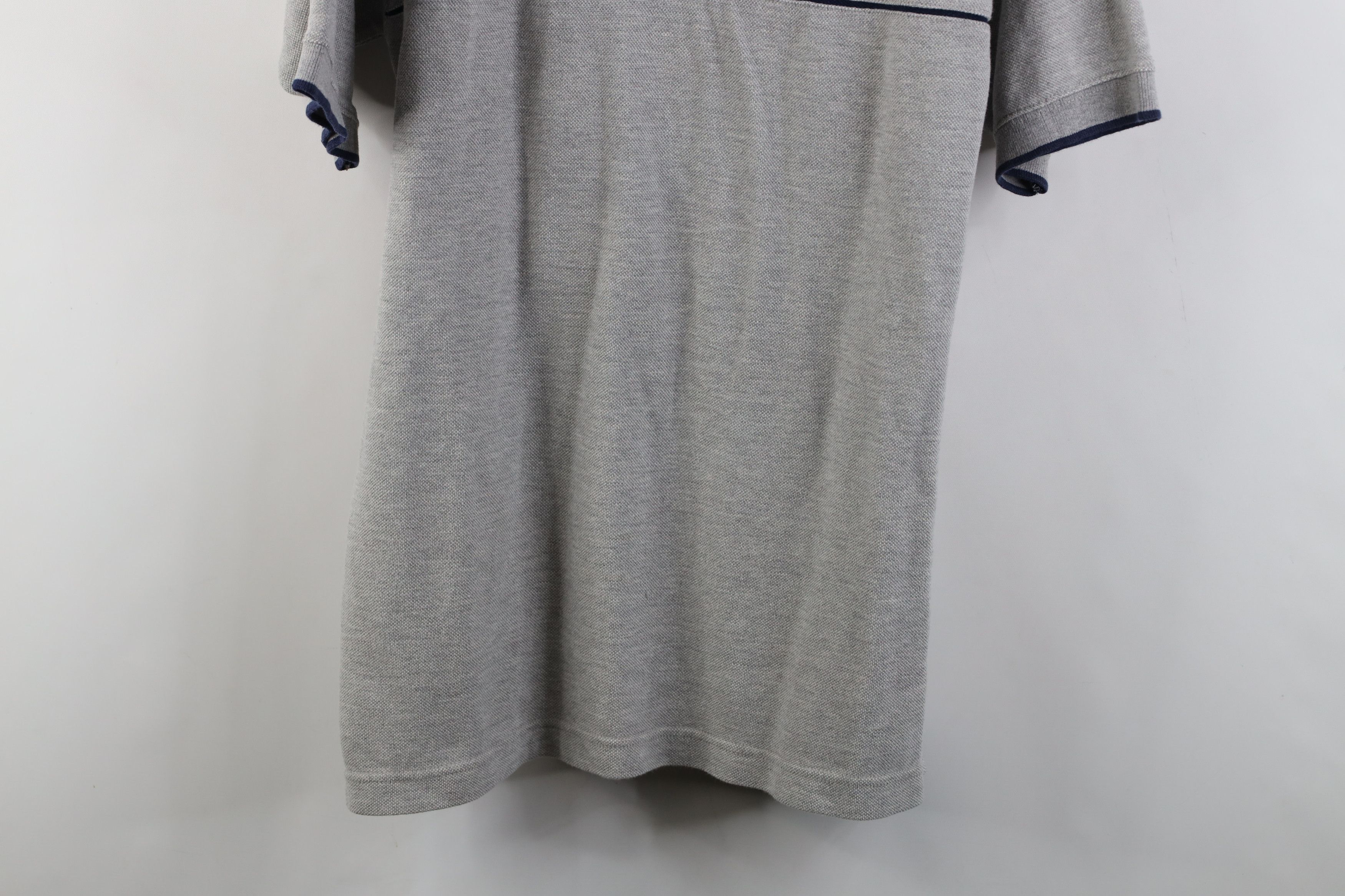 Vintage Vintage 90s Block M University of Michigan Polo Shirt Gray Size US M / EU 48-50 / 2 - 3 Thumbnail