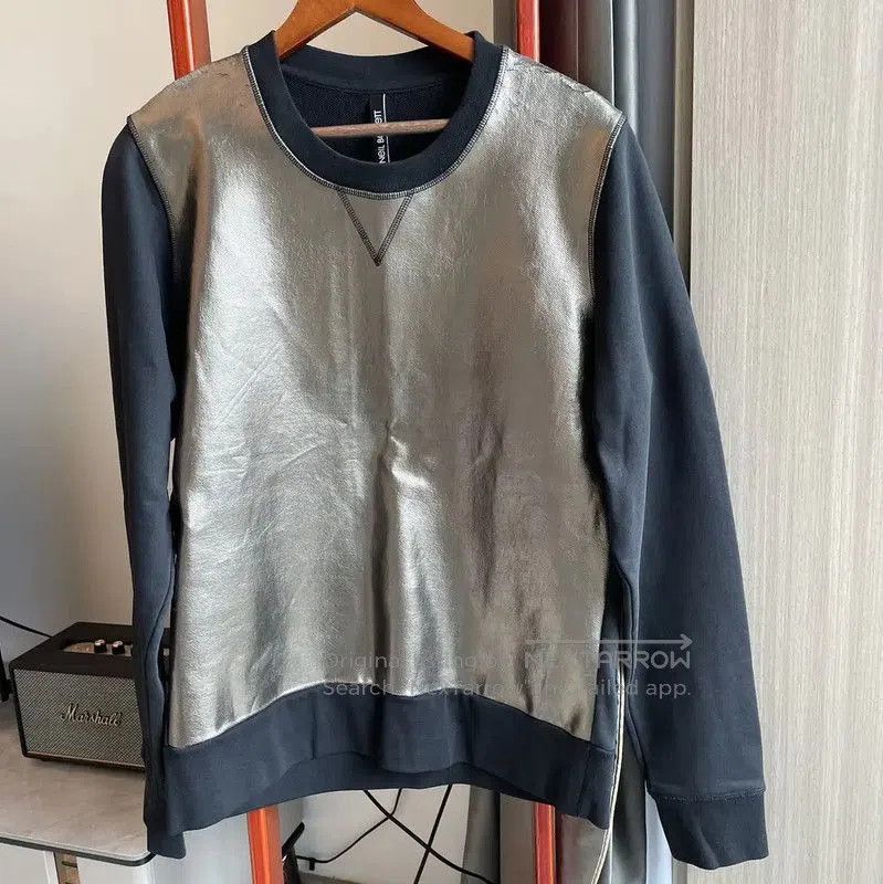 NeIL BarreTT Men's Autumn Gold Cotton Sweatshirt .