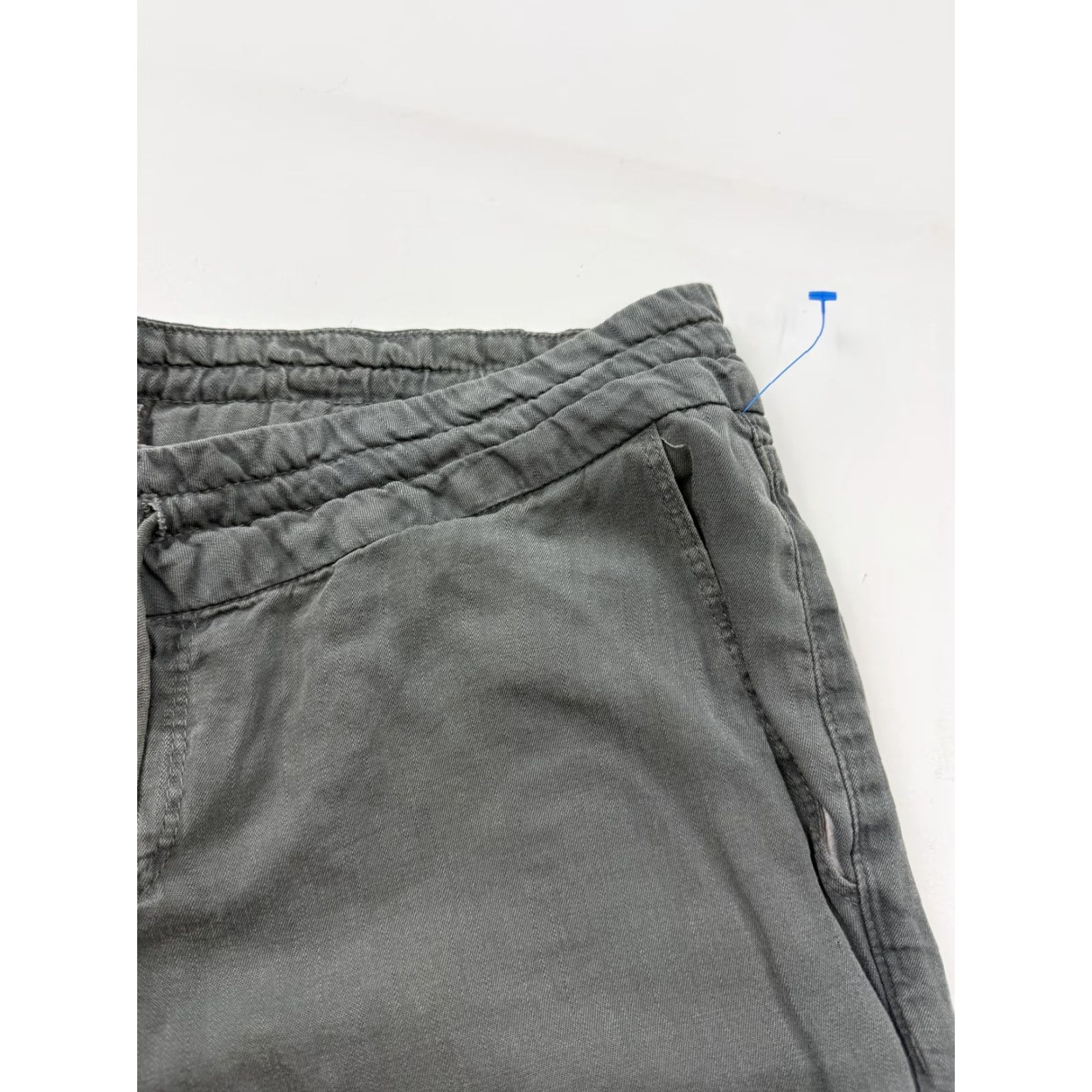 Paige Paige Womens Pants 29 Gray Lyocell Wide-Leg Drawstring Lounge Travel Casual Size 29" - 2 Thumbnail