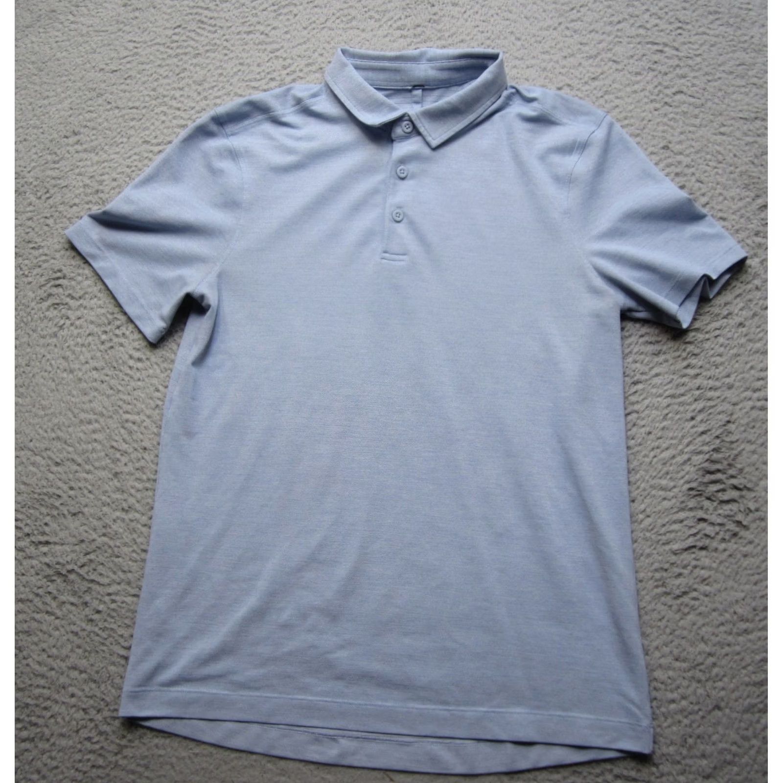 Lululemon Lululemon Polo Shirt Men S Blue Short Sleeve Athletic Golf Performance Shirt Size US S / EU 44-46 / 1 - 2 Thumbnail