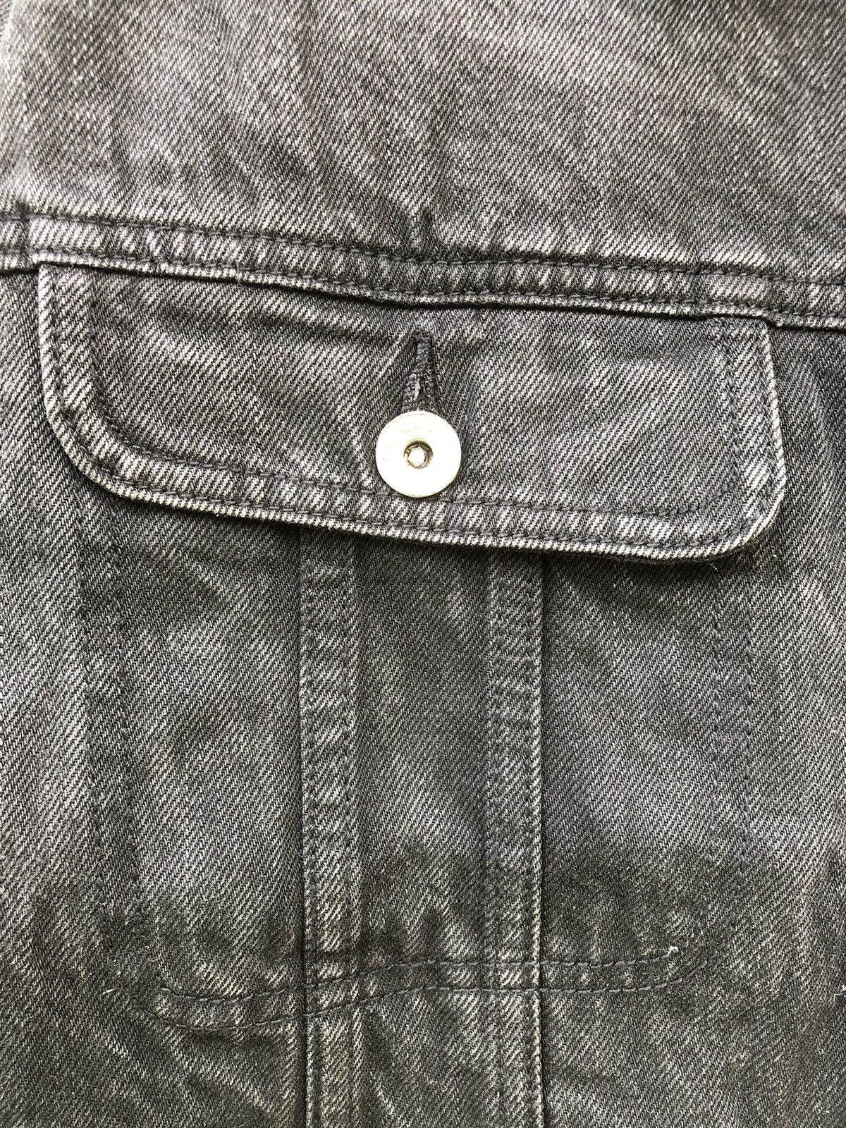Vintage Vintage 90s Sunfaded Gu Jeans Sherpa Trucker Jeans Jacket Size US L / EU 52-54 / 3 - 11 Thumbnail