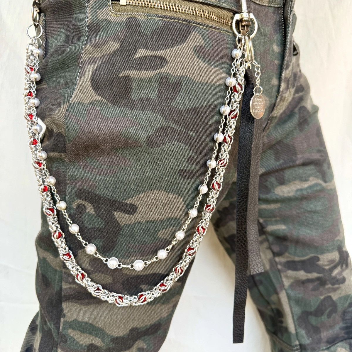 Jewelry Pearl Chain Pants Chain / Belt Chain Size ONE SIZE - 1 Thumbnail