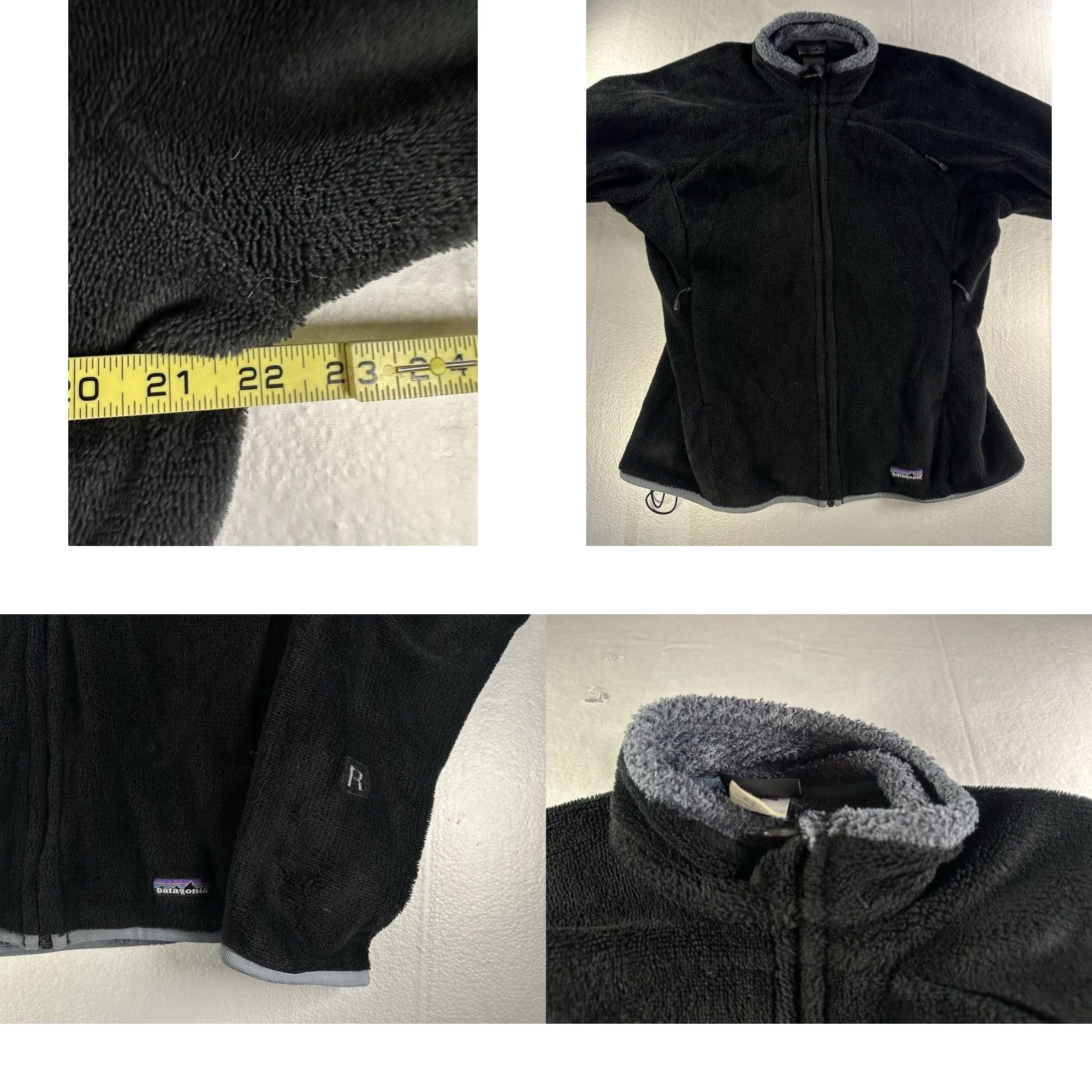 Patagonia Patagonia Jacket Womens XL Black Fleece Full Zip Regulator R2 Vintage? No - Classic Patagonia Logo Pockets Regular Fit Size XL Size XL / US 12-14 / IT 48-50 - 8 Thumbnail