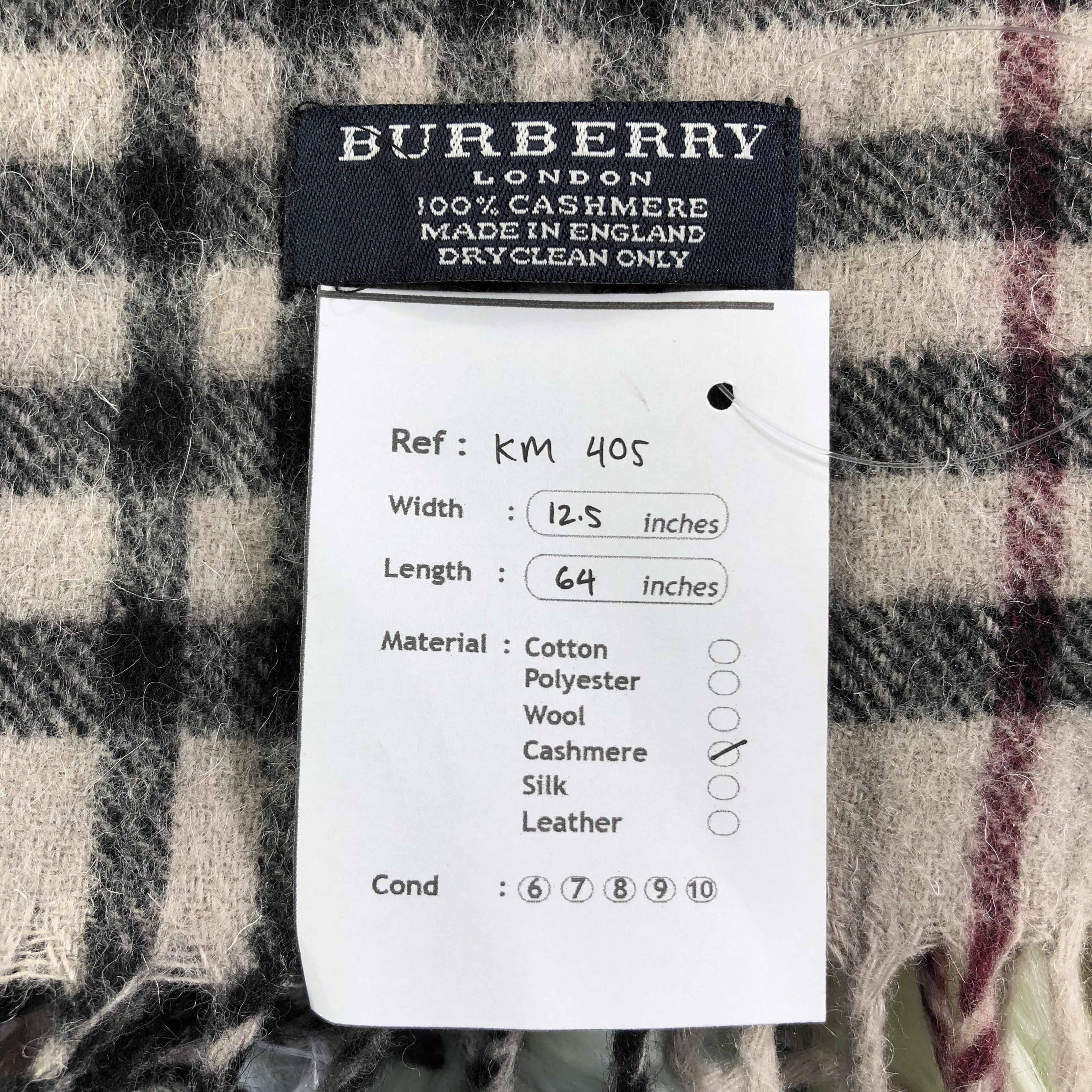 Burberry × Vintage Burberry Scarf / Muffler / Neckwear - KM405 Size ONE SIZE - 5 Thumbnail