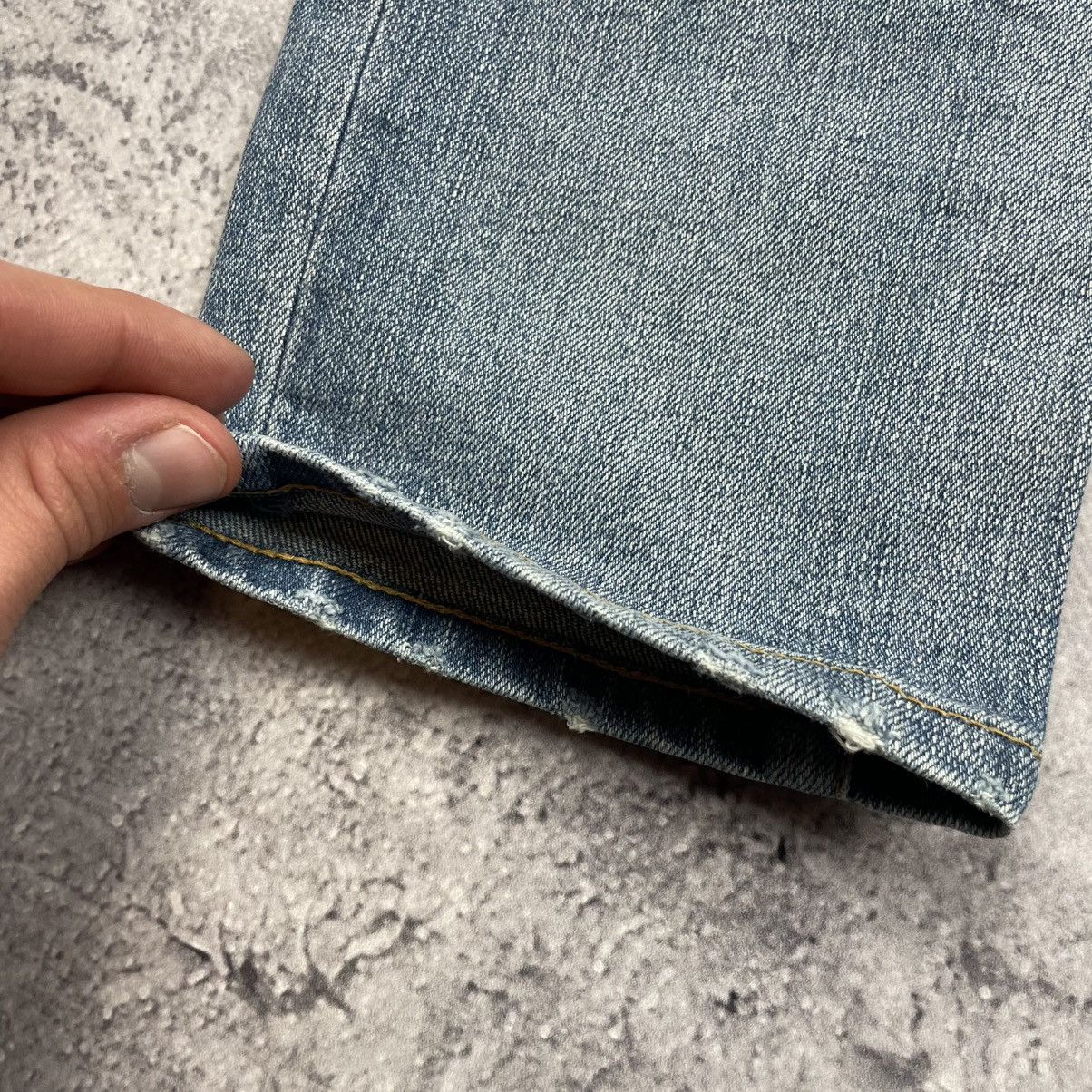 Balmain Balmain Light Blue Biker Stretch Denim Jeans Luxury Size US 34 / EU 50 - 11 Thumbnail