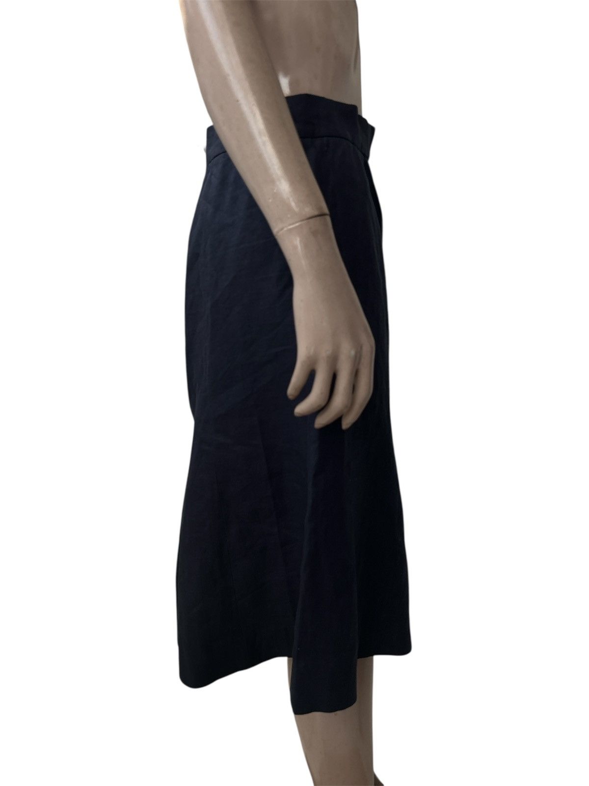 Hermes 1980s Linen Midi Skirt Size 27" / US 4 / IT 40 - 10 Thumbnail
