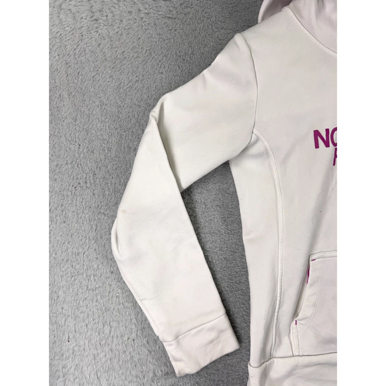 The North Face The North Face Womens Hoodie Shirt Regular White Cotton Jersey Logo Pockets 90s Outdoor Sports Mens? Size S / US 4 / IT 40 - 5 Thumbnail
