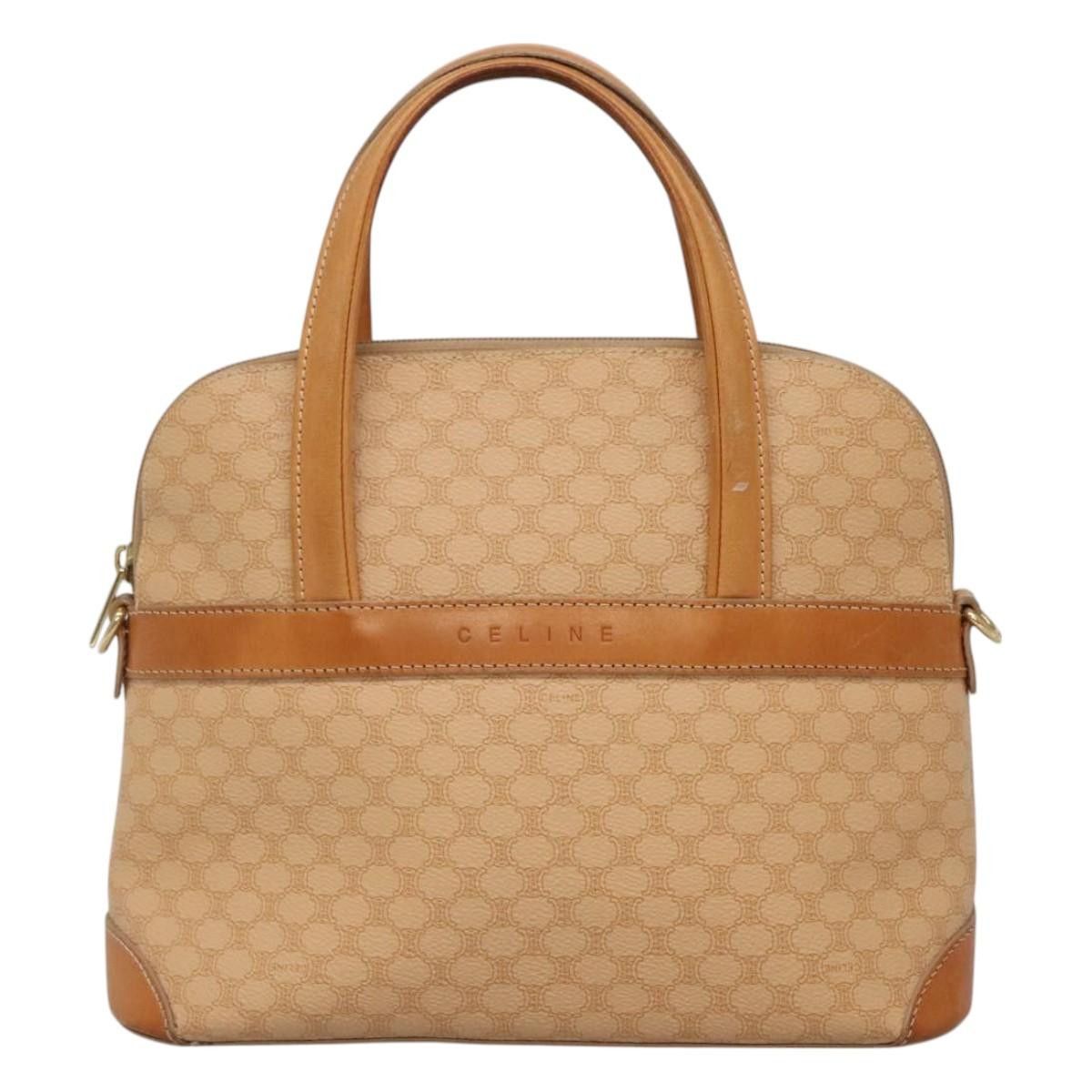 Celine CELINE Macadam Canvas Hand Bag Pvc 2ay Beige Gold Size ONE SIZE - 2 Thumbnail