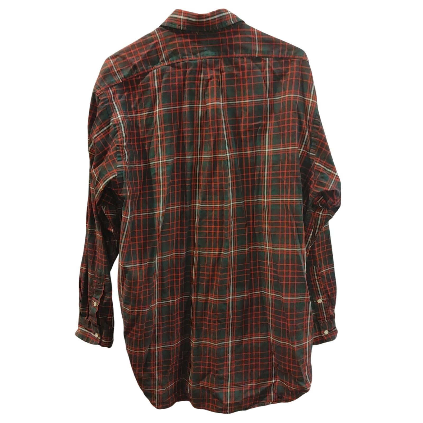 Ralph Lauren Ralph Lauren Mens LG Red/Black/Grey Plaid Long Sleeve Shirt Size US L / EU 52-54 / 3 - 2 Thumbnail
