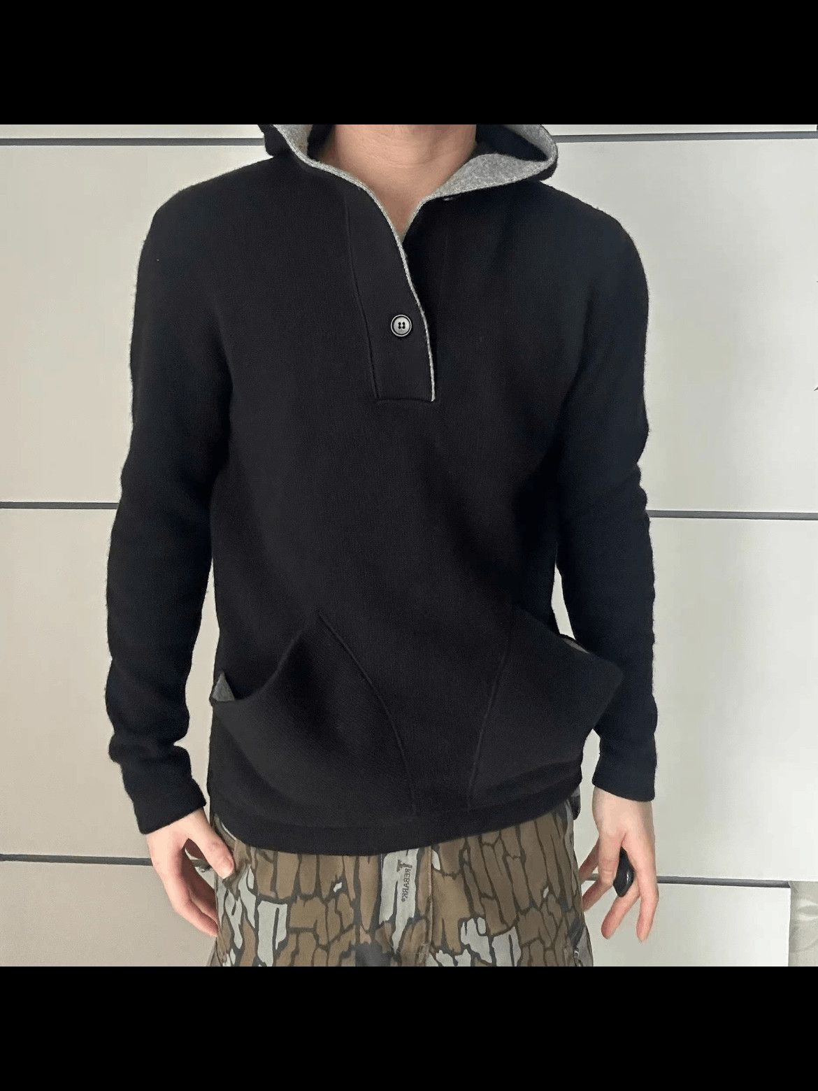 Helmut Lang Sz 44 Helmut Lang 04AW Button Up Hoodie-2508 Size US S / EU 44-46 / 1 - 5 Thumbnail