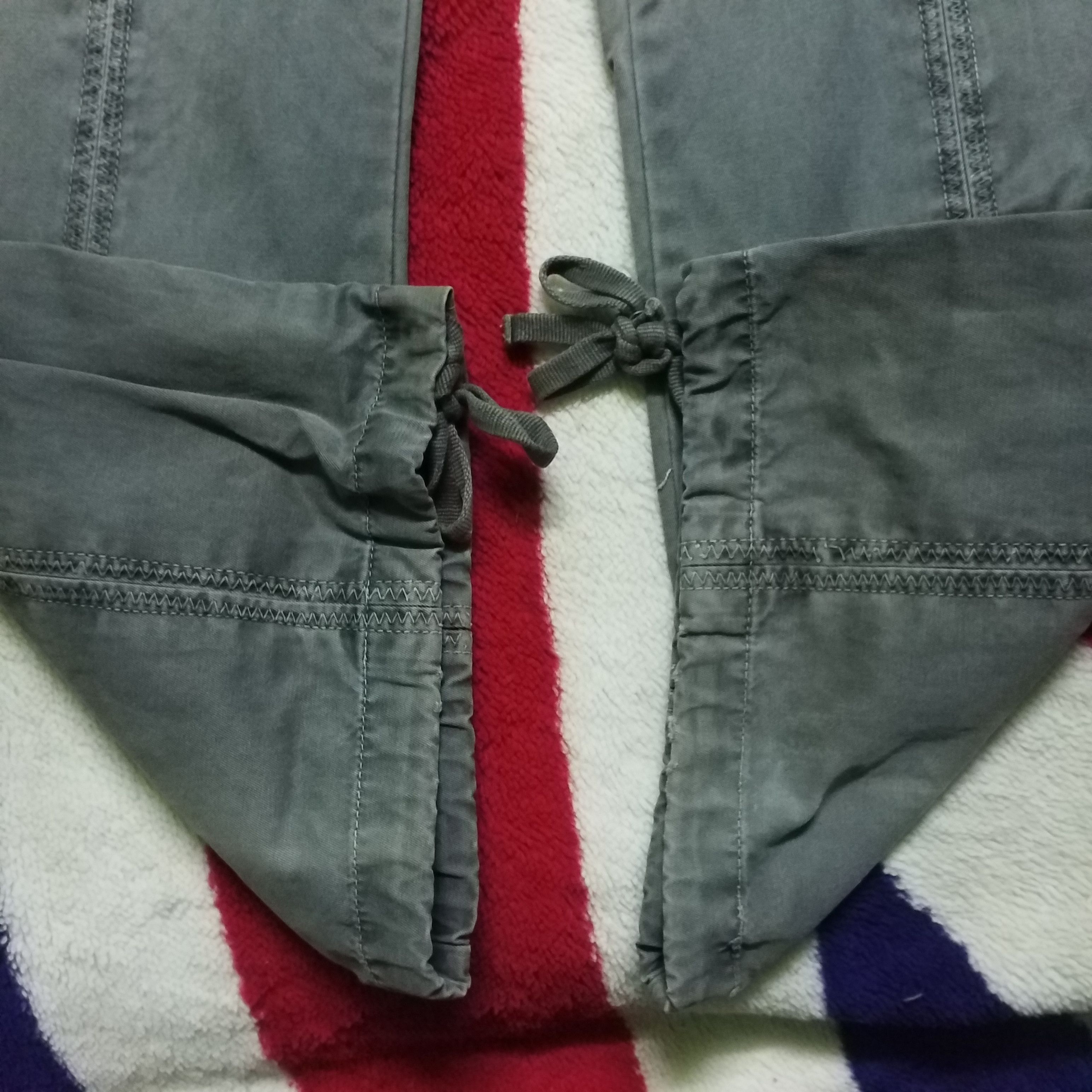 Japanese Brand LOW RISE CARGO MULTI POCKET ARMY BONDAGE STYLE Size 36" / US 14 / IT 50 - 3 Thumbnail