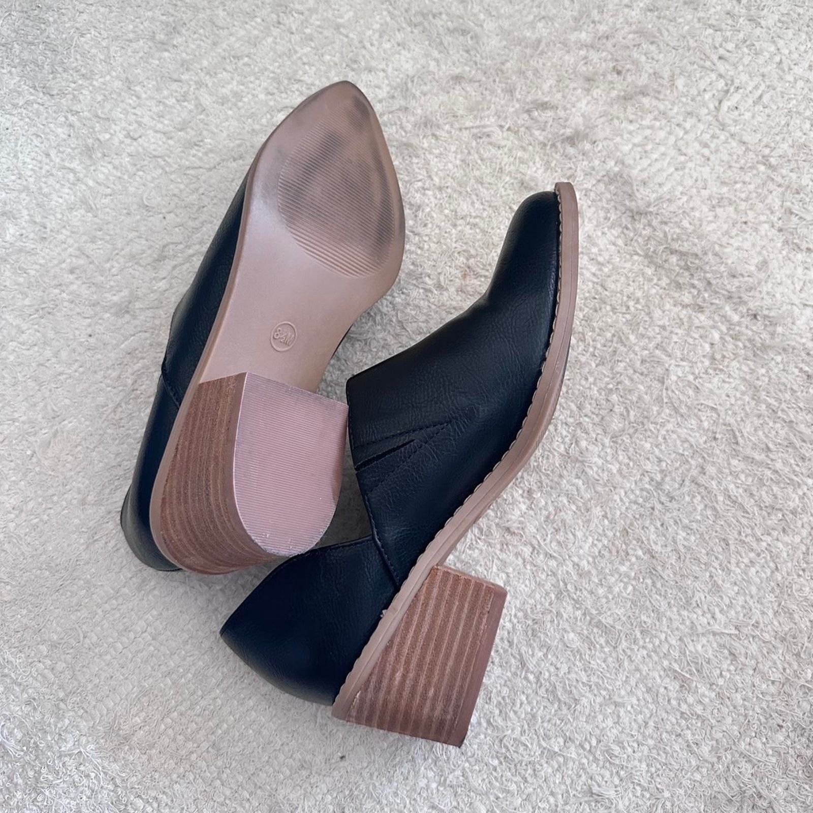 Cynthia Rowley Cynthia rowley black leather block Size US 8.5 / IT 38.5 - 4 Thumbnail